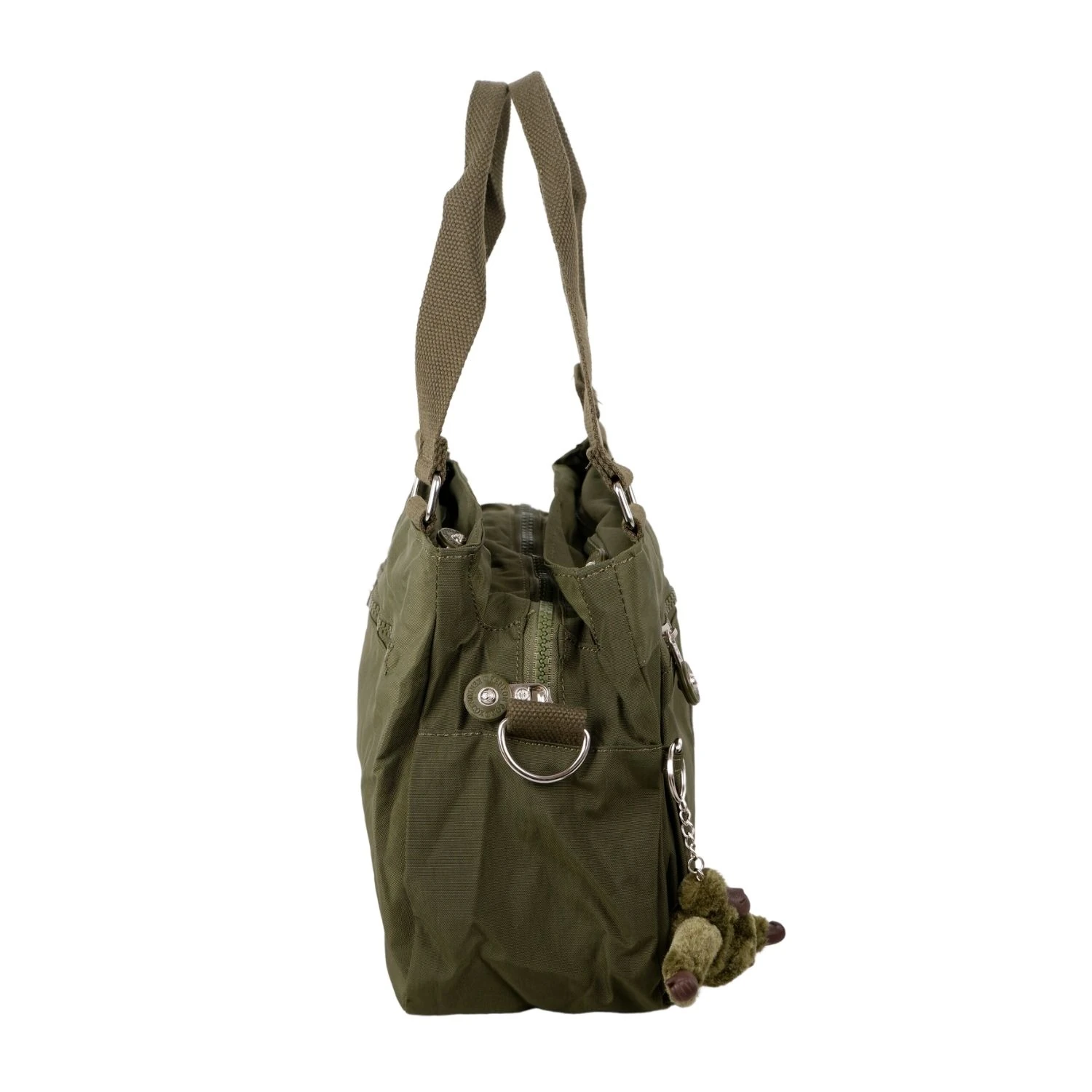 Kenyon C1112  Klinkır Kumaş Bayan Çapraz El Omuz Çantası Haki