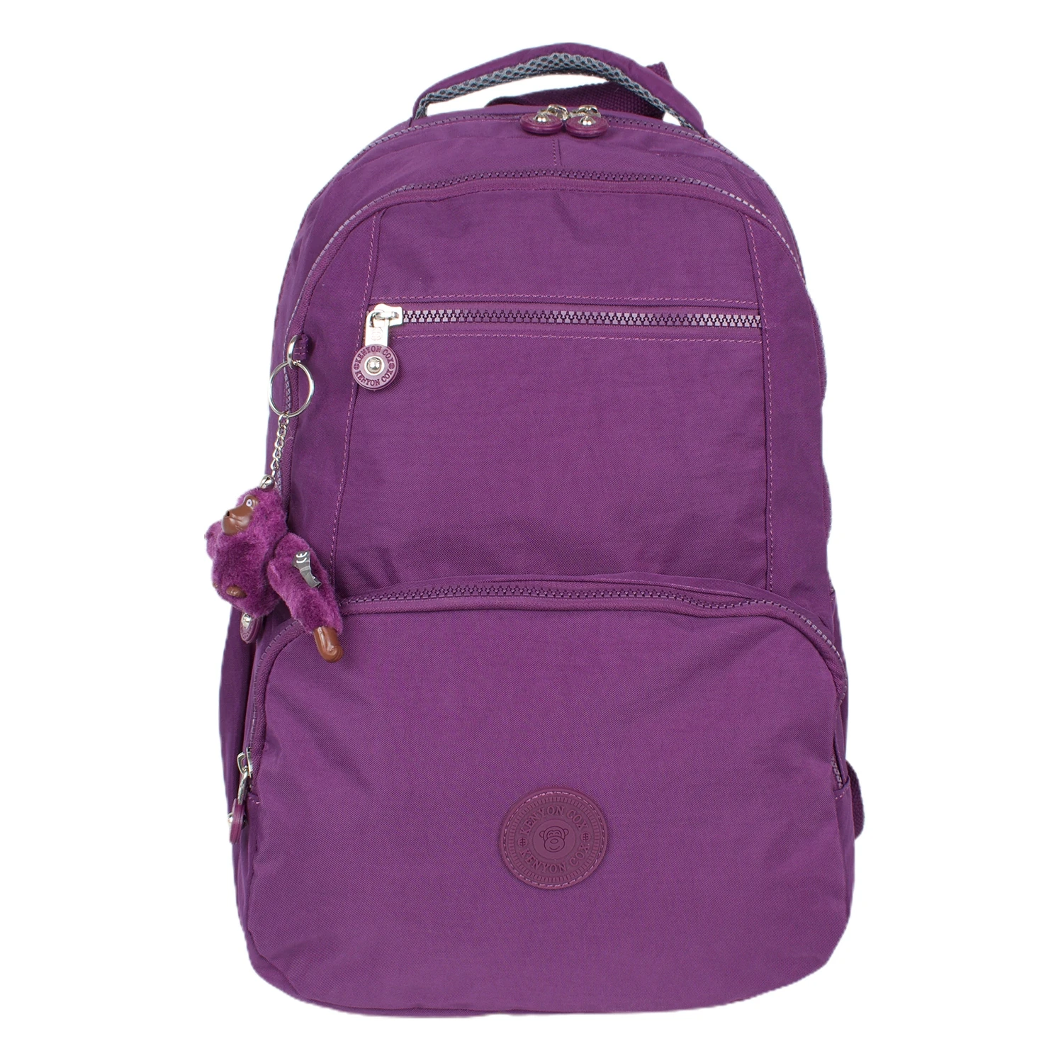 Kenyon 1763 Unisex Klinkır Kumaş Sırt Çantası Mor