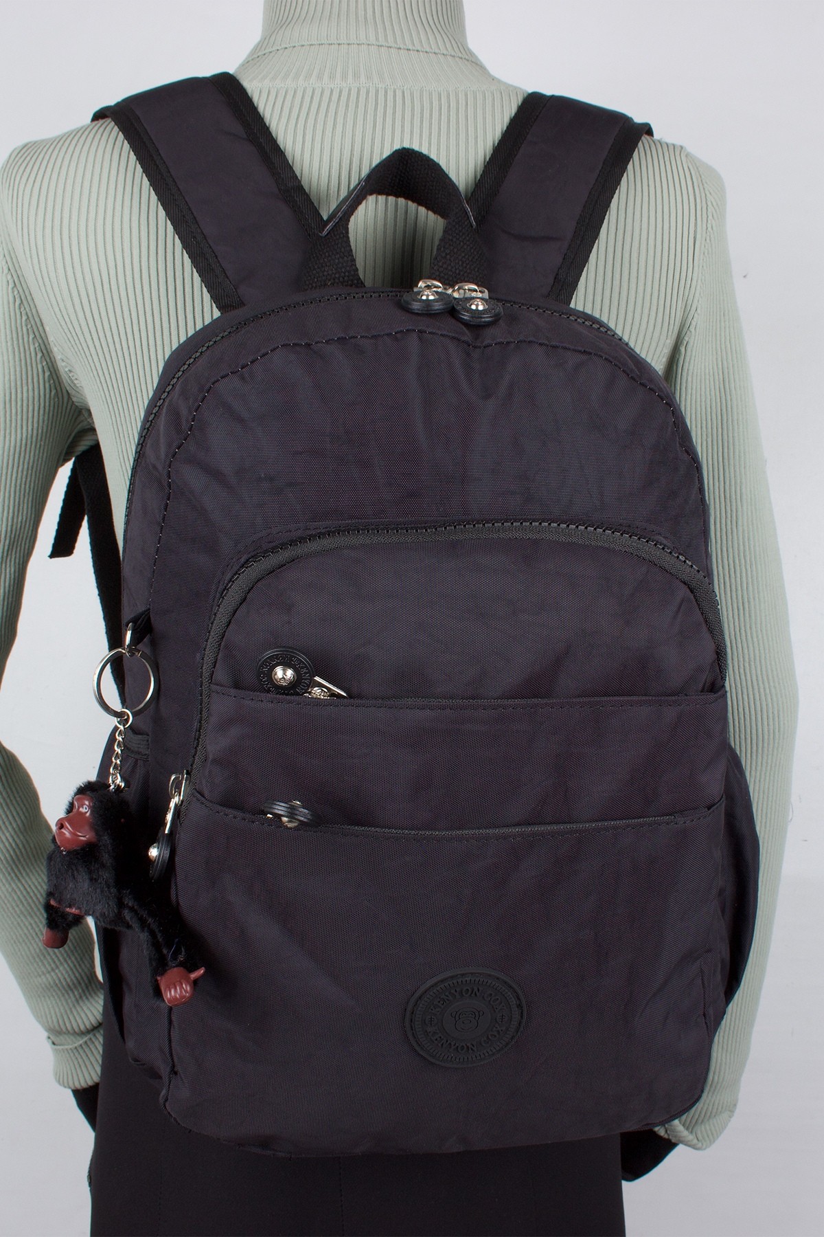 Kenyon 8806 Unisex Klinkır Kumaş Sırt Çantası Siyah