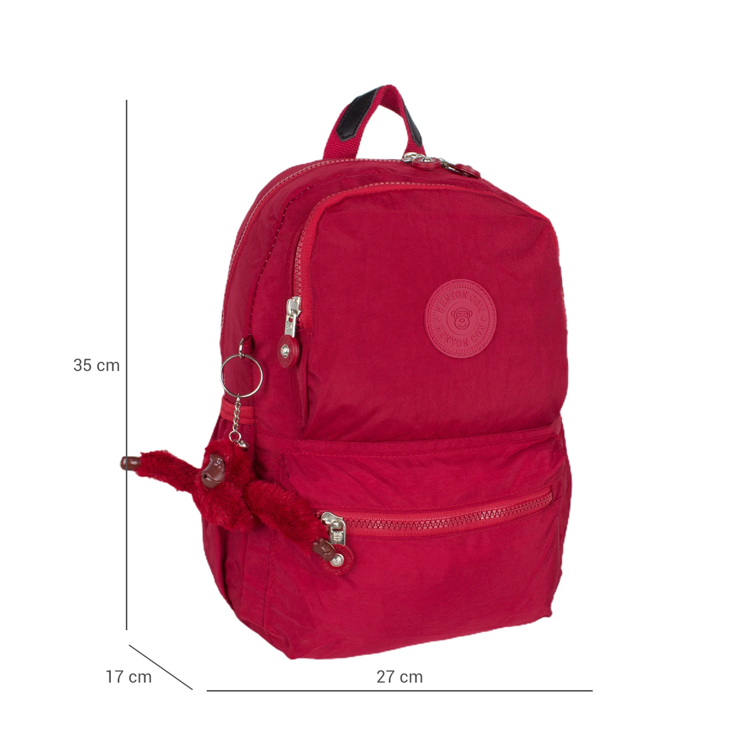 Kenyon 8831 Unisex Klinkır Kumaş Sırt Çantası Kırmızı