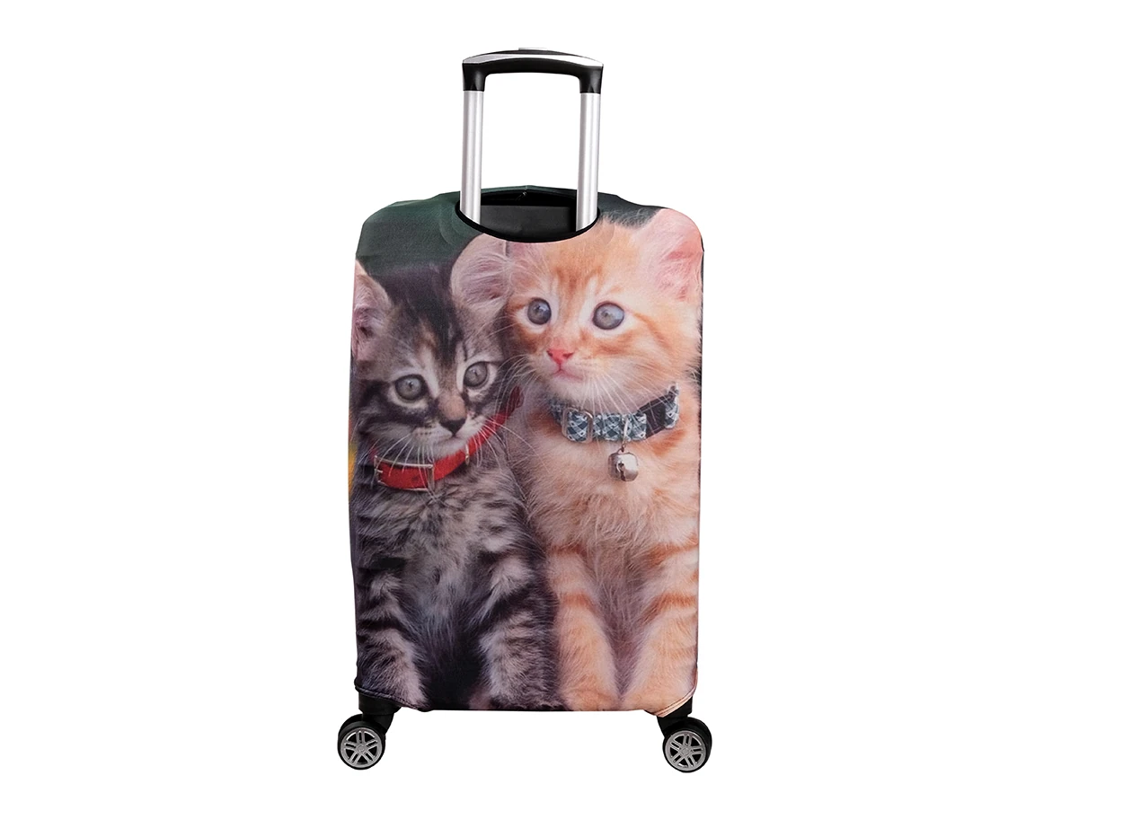 Bagacar Kediler Orta Boy Valiz için Valiz Kılıfı
