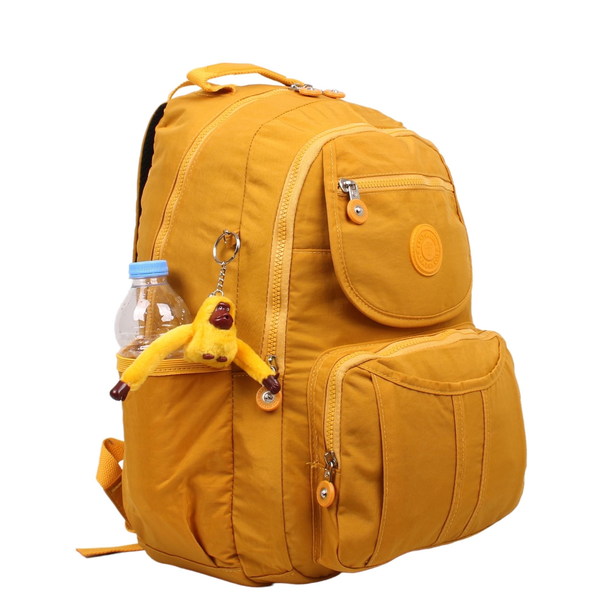 Kenyon Cox 8860 Sarı Unisex Klınkır Maymunlu Günlük ve Okul Sırt Çantası