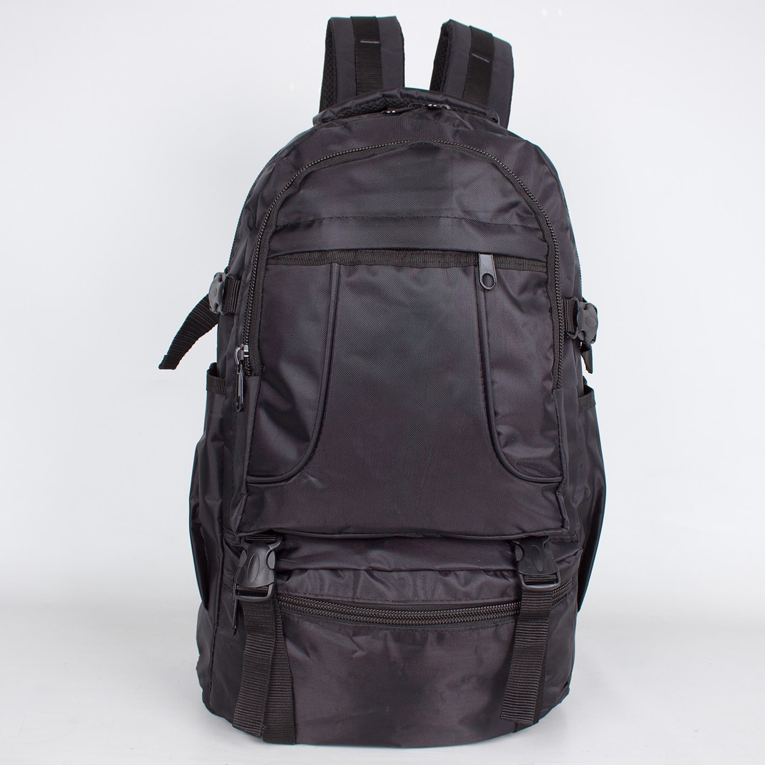Bagacar 9052 Siyah Dağcı Sırt Çantası 50 LT 18" Laptop Bölmeli
