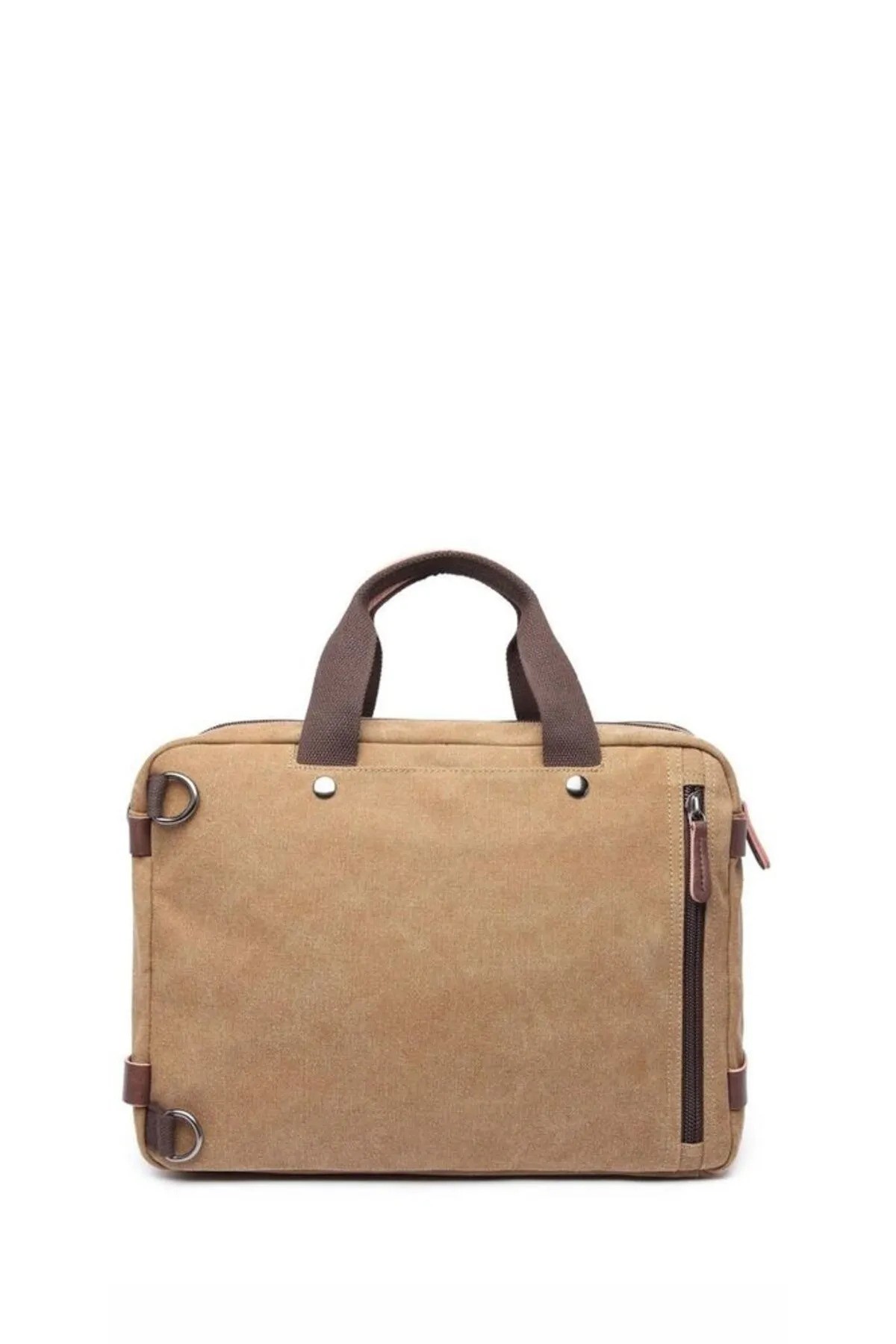 Cactive Kanvas Gri Kumaş Unisex Laptop & Evrak Çantası Ctv1278