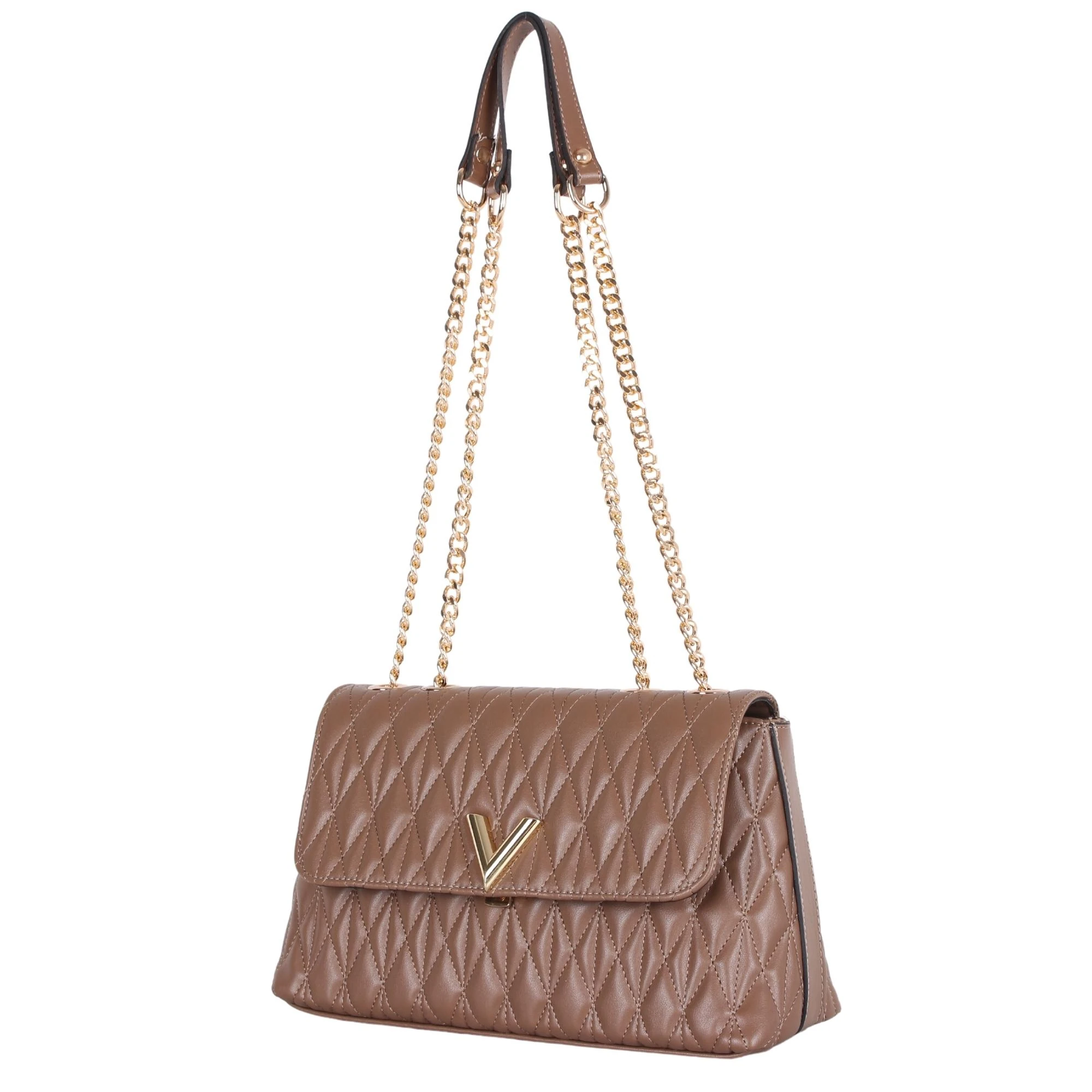 Bagacar MT1378 Vizon Bayan Kapitone Çapraz Omuz Çantası