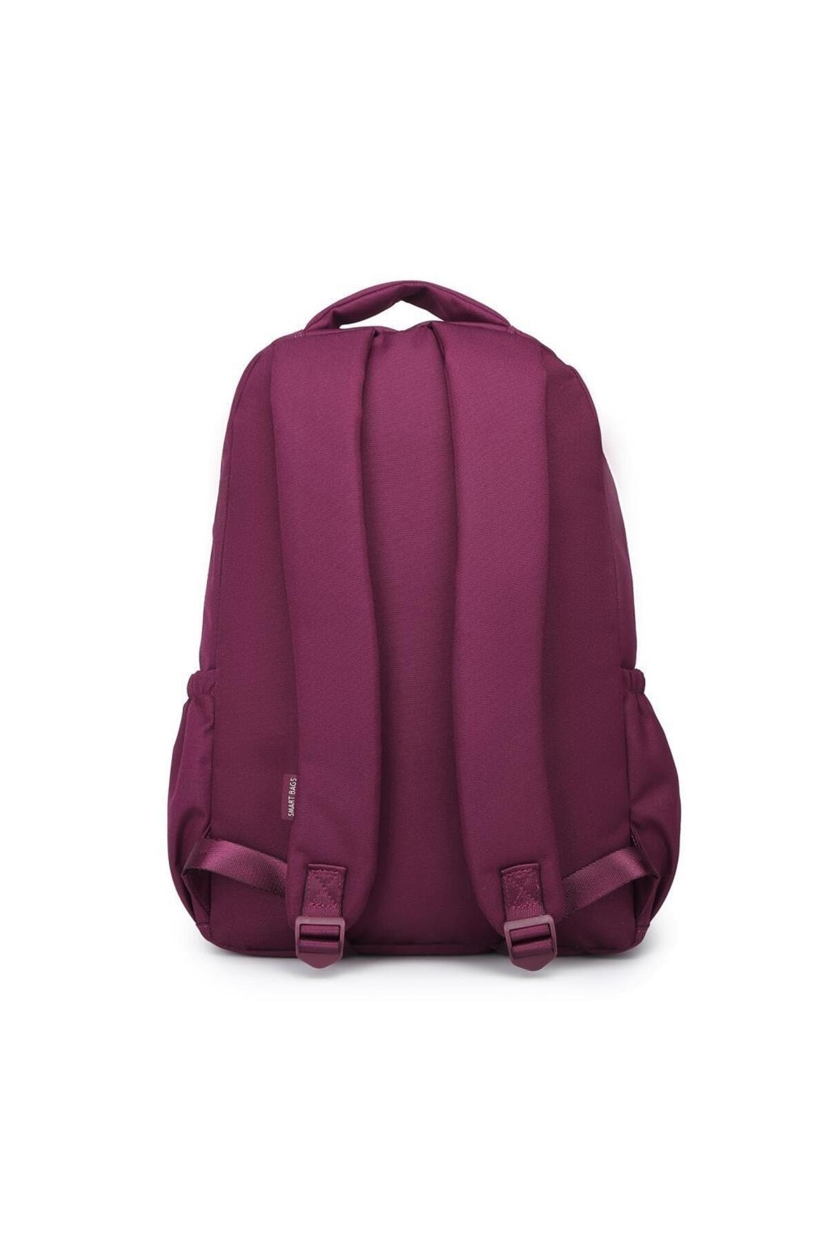 Bagacar Smart Bag 3196 Okul ve Günlük Laptop Bölmeli Sırt Çantası Bordo