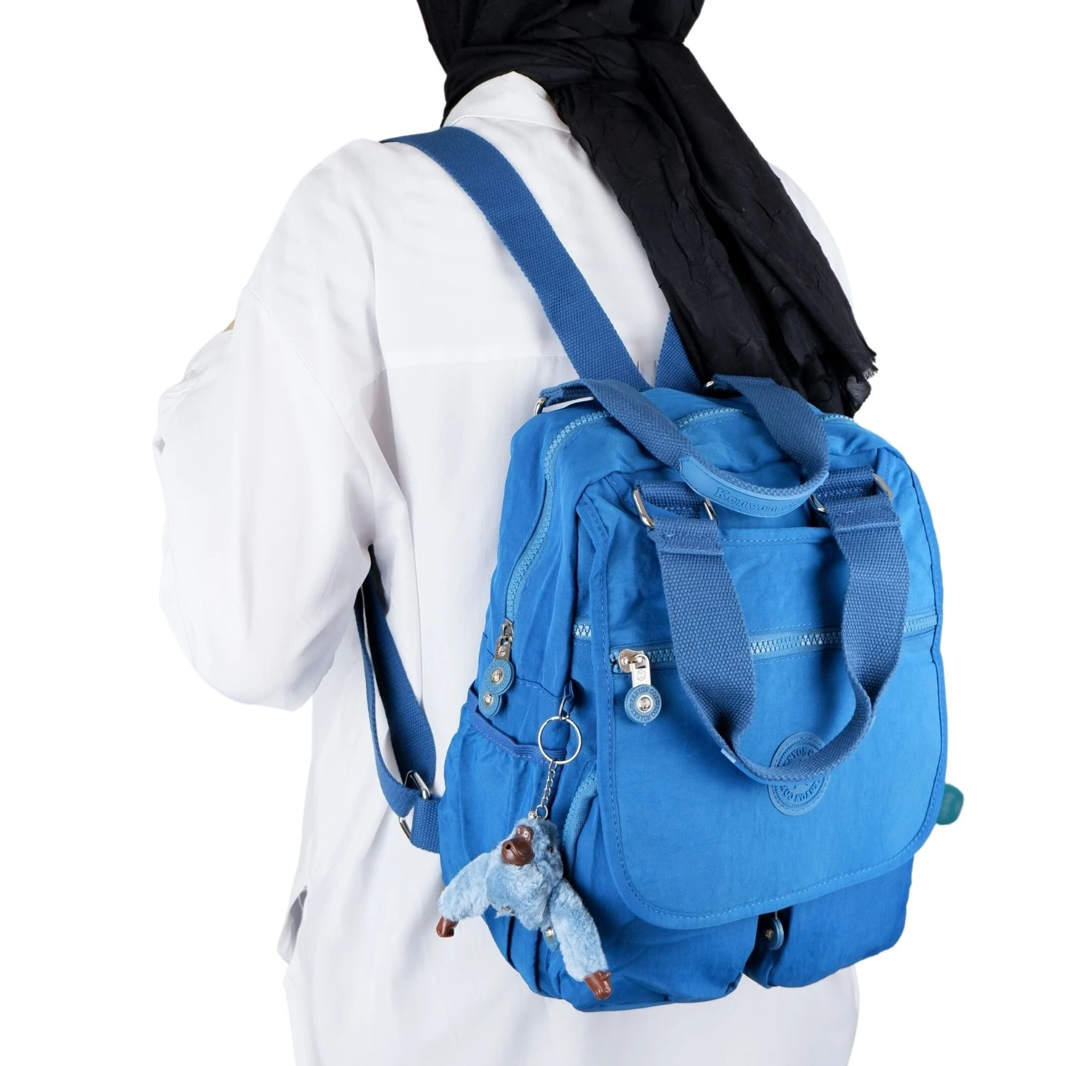 Kenyon Cox 9504 Klinkır Kumaş Hafif Sırt Çantası Mavi
