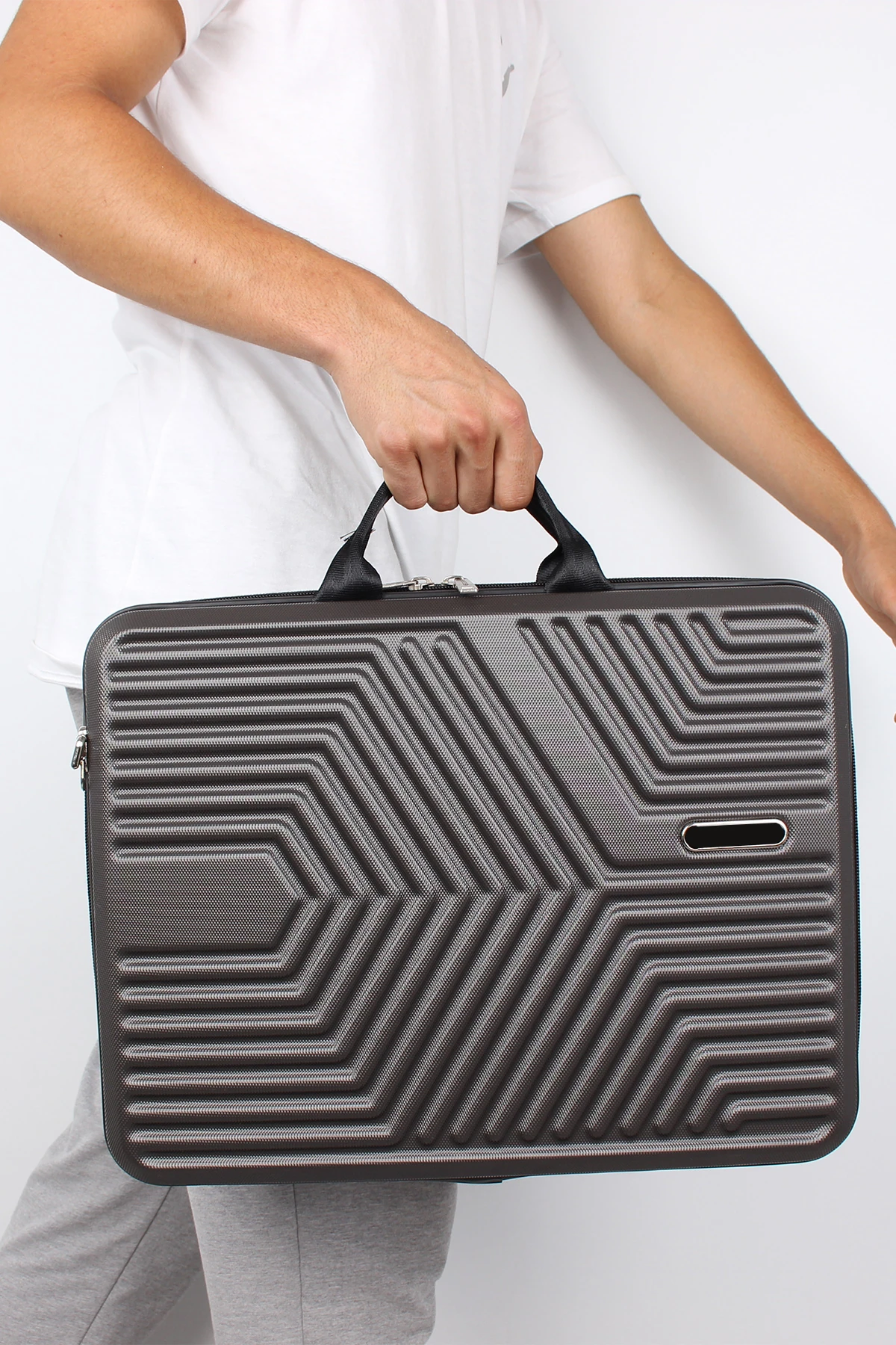 Bagacar Abs Kırılmaz Siyah Laptop ve Seyahat Çantası