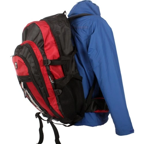 Cakard 901 Büyük Boy 17-18 Laptoplu Sırt Çantası 65 LT Kırmızı