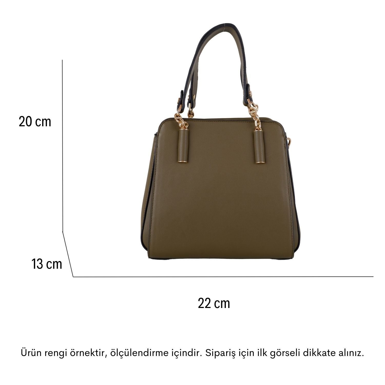 Bagacar 828 Vizon Suni Deri Bayan Çapraz El ve Omuz Çantası