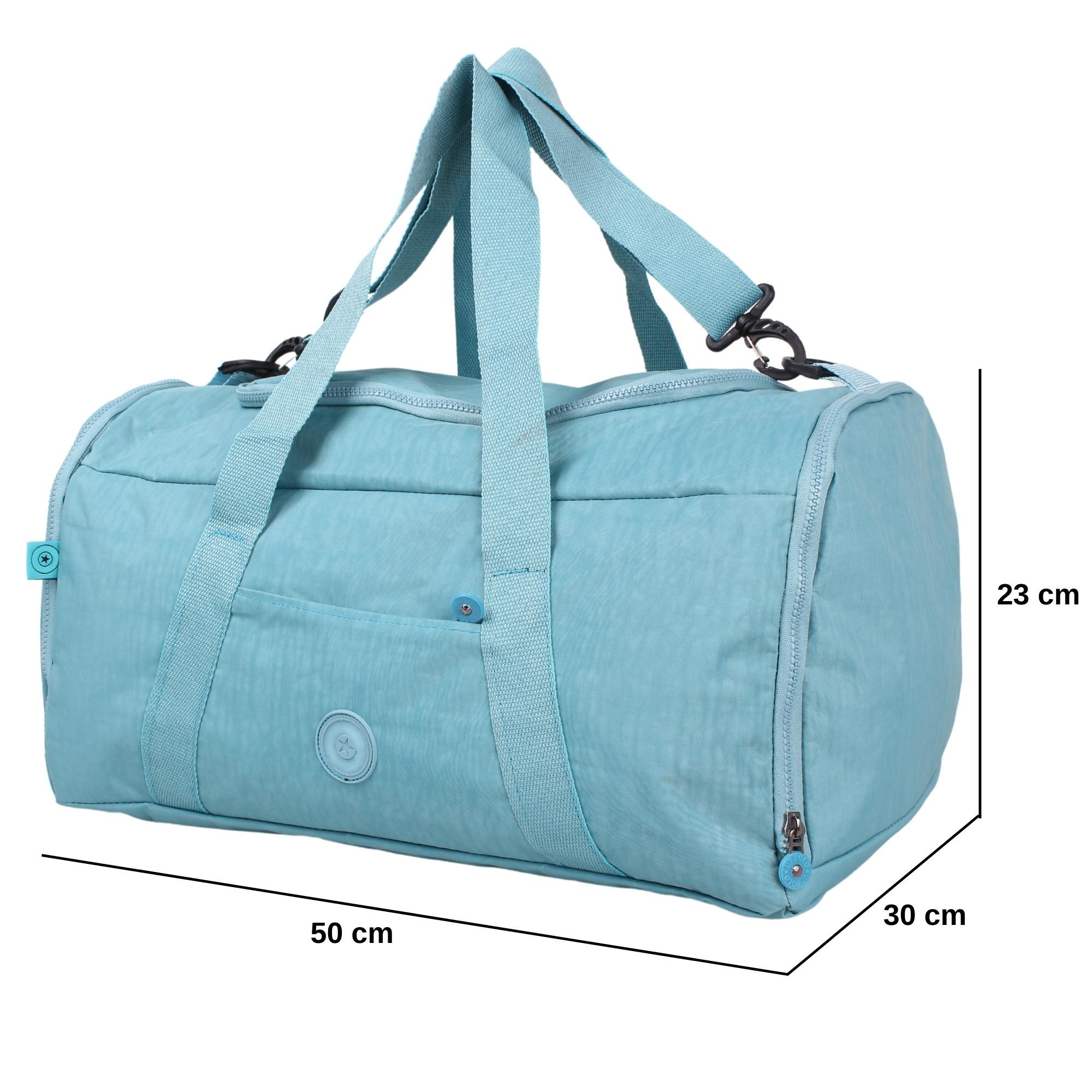 Bagacar UR6020 Siyah Klinkır Kumaş Plaj Spor ve Seyahat Çantası