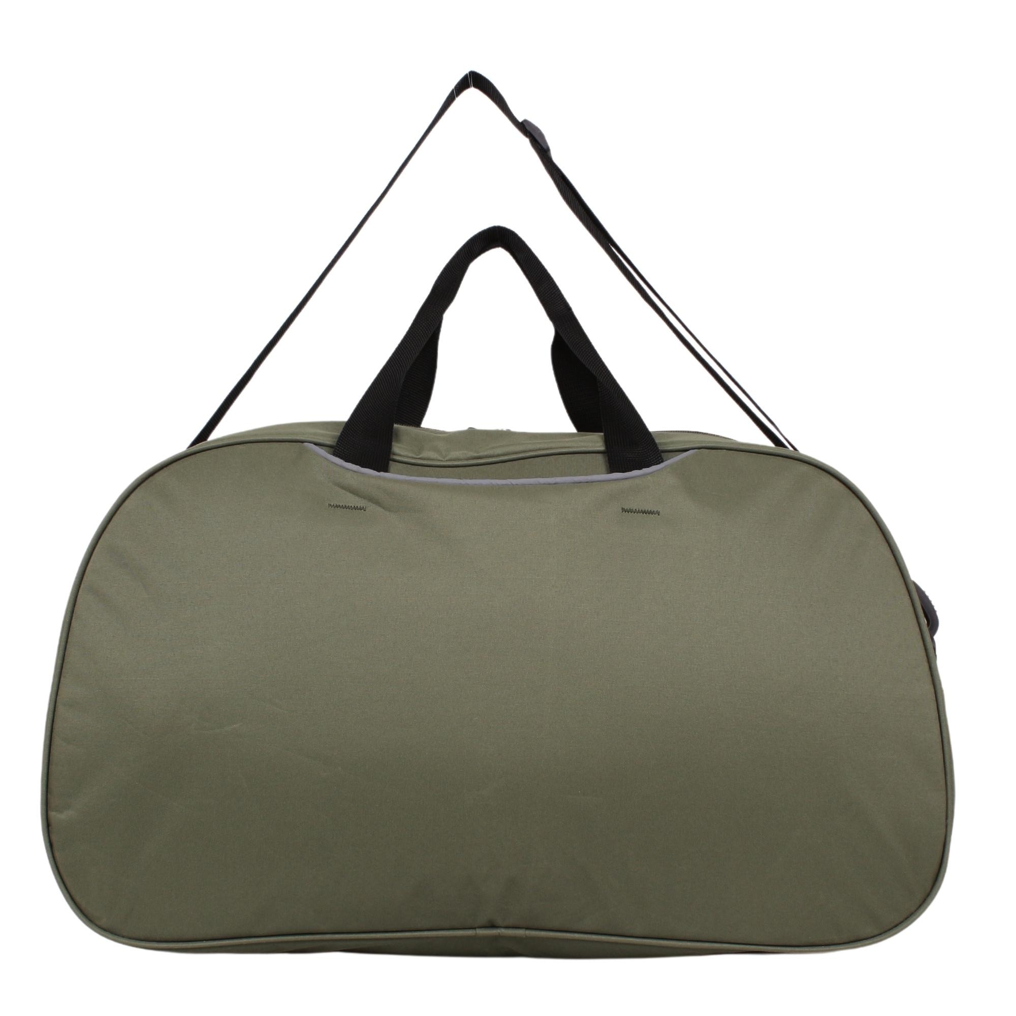 Bagacar 50x30x24 Cm Unisex Yeşil Kumaş Plaj Spor ve Seyahat Çantası