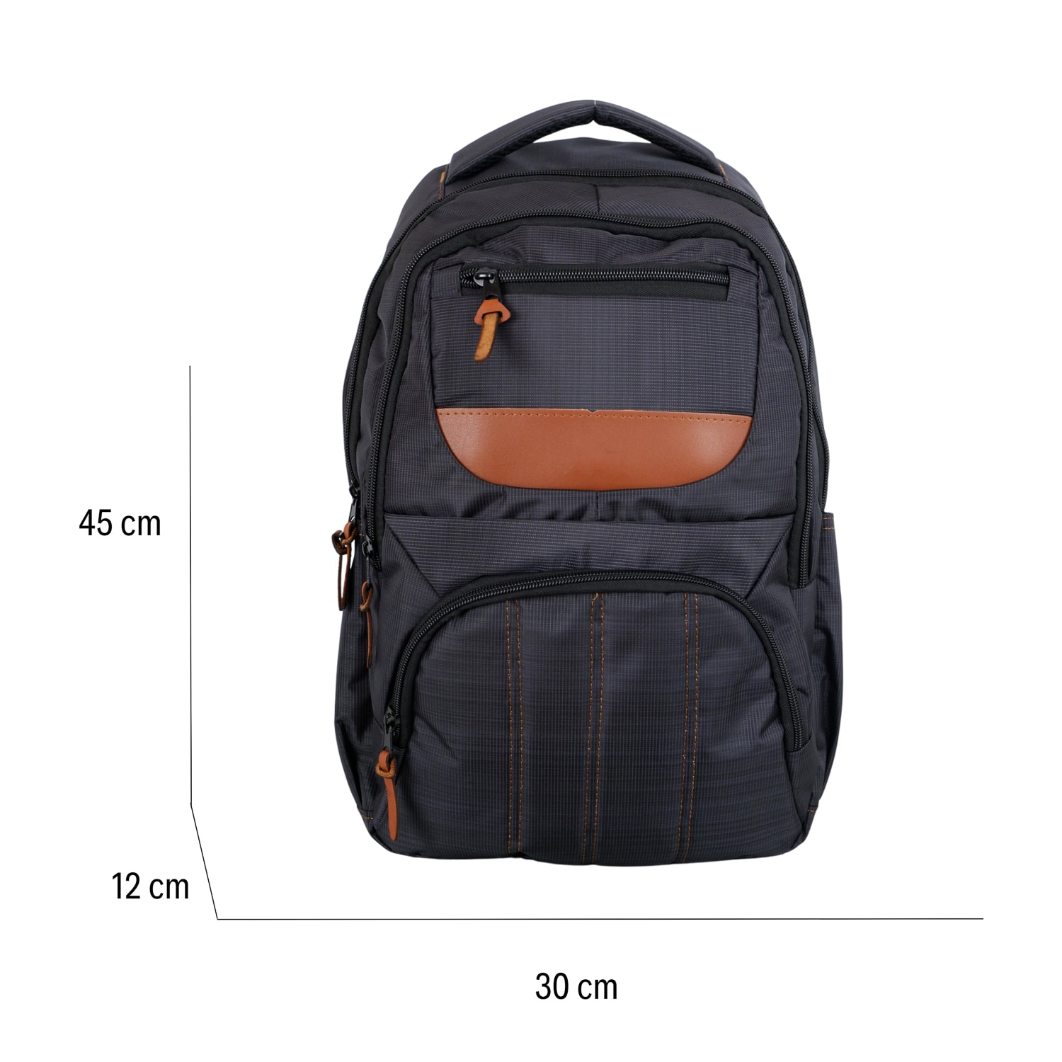 Bagacar 8007 Siyah Unisex Okul ve Günlük Sırt Çantası