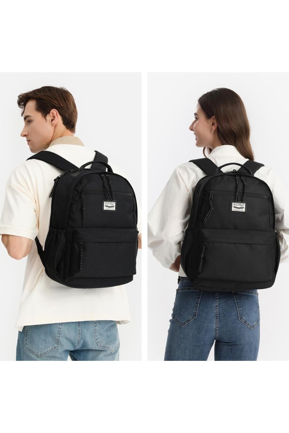Bagacar Smart Bag 3198 Okul ve Günlük Laptop Bölmeli Sırt Çantası Yeşil