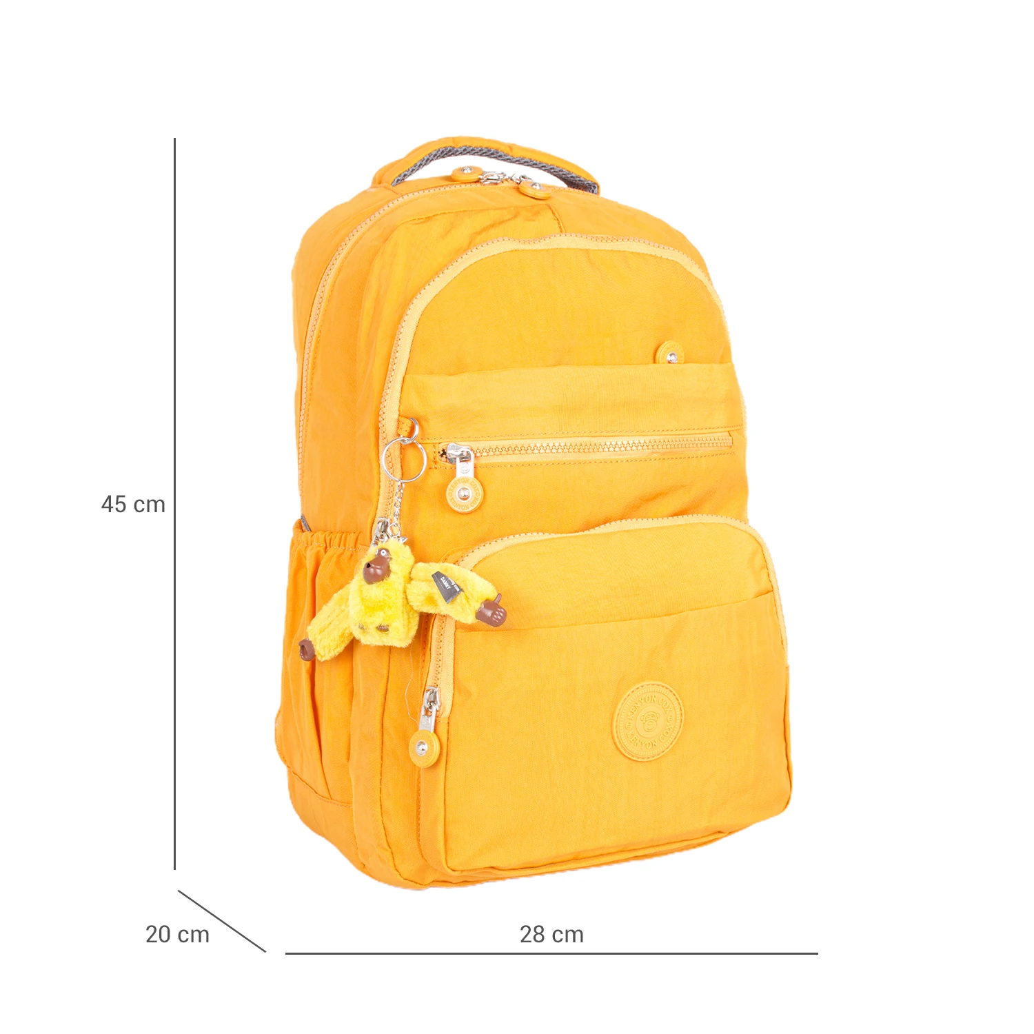 Kenyon 1810 Unisex Klinkır Kumaş Sırt Çantası Sarı