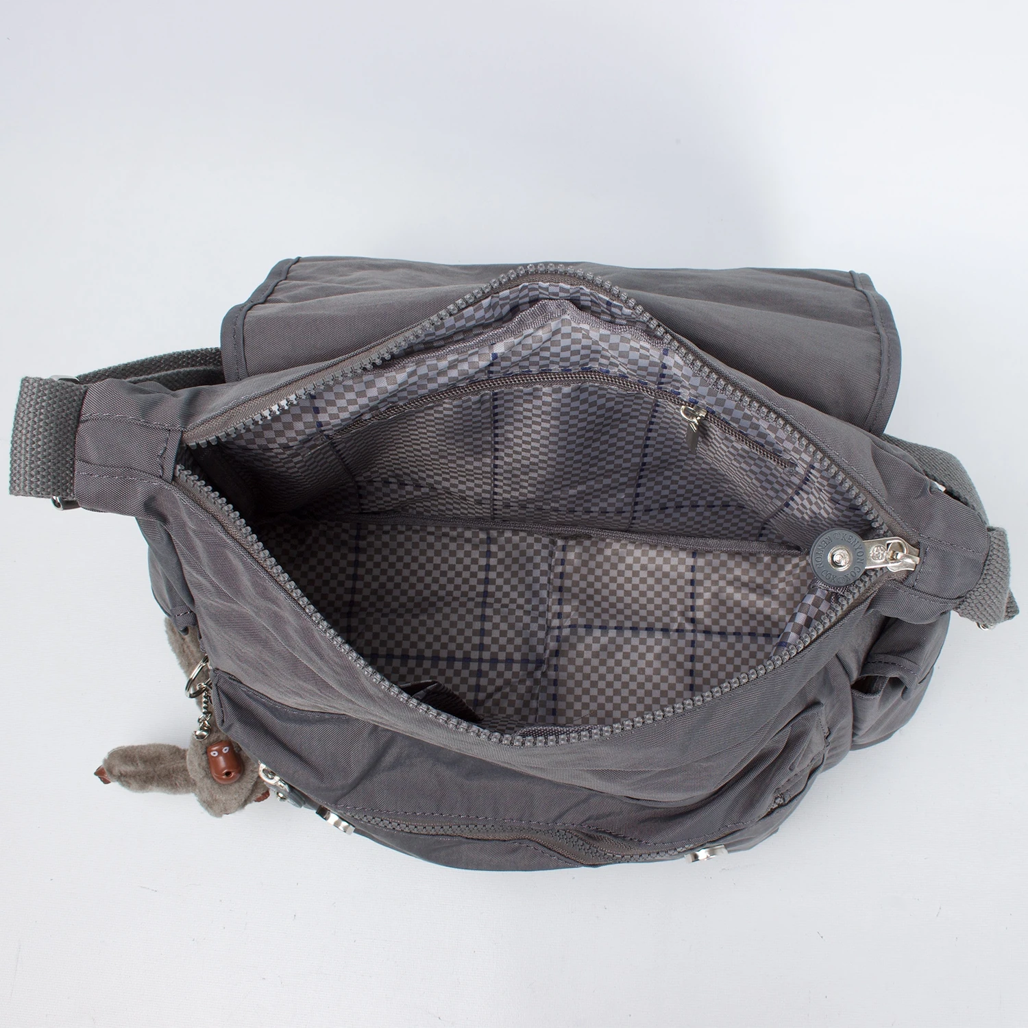 Kenyon 2308 Klinkır Kumaş Bayan Çapraz Omuz Çantası Siyah