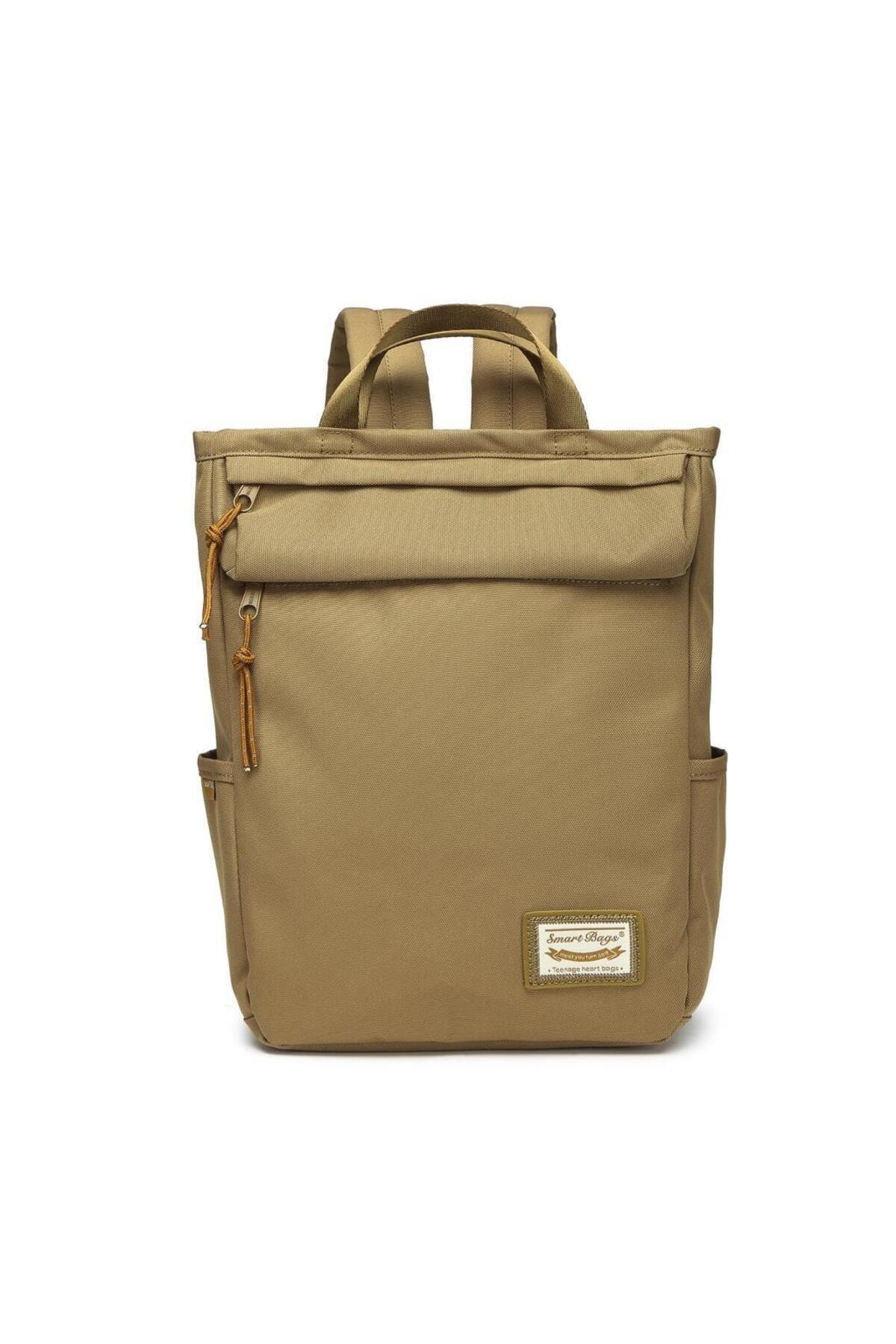 Bagacar Smart Bag 3195 Okul ve Günlük Laptop Bölmeli Sırt Çantası Camel