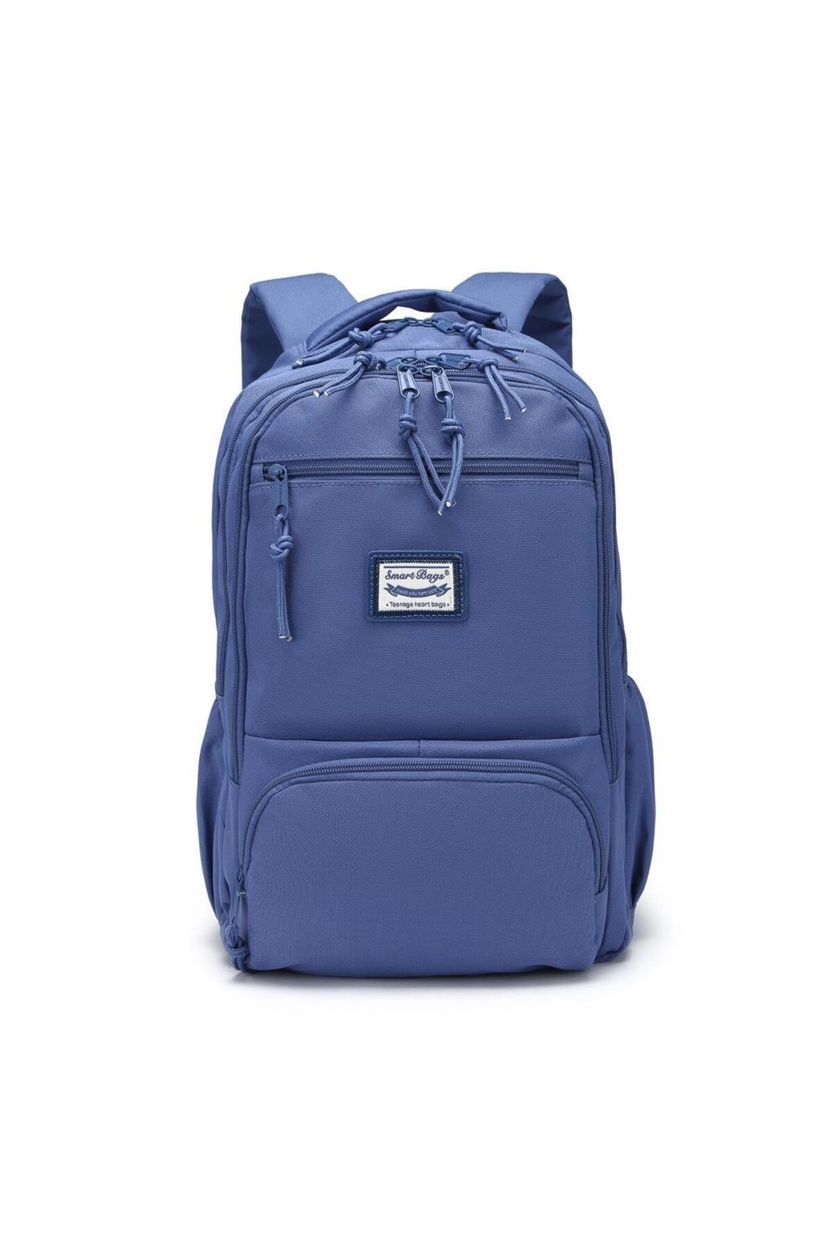 Bagacar Smart Bag 3196 Okul ve Günlük Laptop Bölmeli Sırt Çantası Jean Mavi