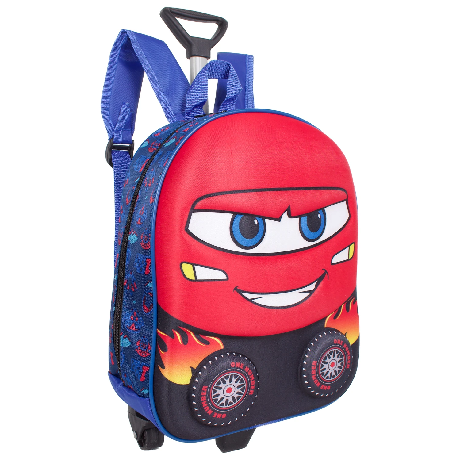 Bagacar MN One Number Kırmızı Tekerlekli Çocuk Sırt Çantası
