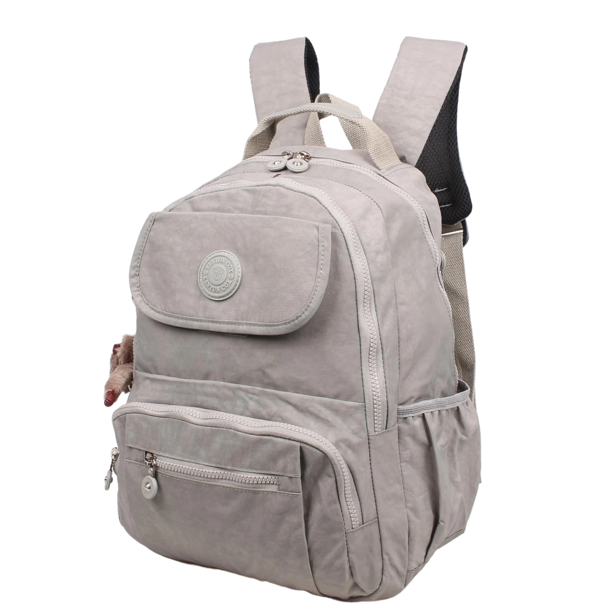 Bagacar Kenyon Cox 8866 Bej Unisex Klinkır Kumaş Sırt Çantası