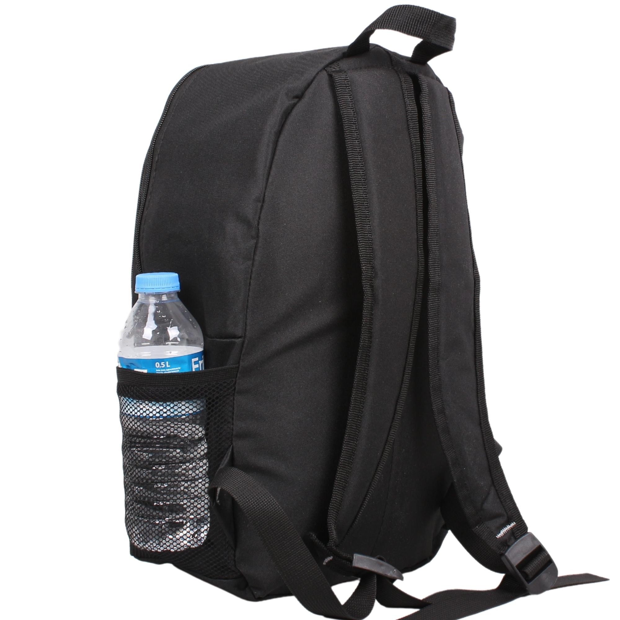 Bagacar Mnt Cepli Siyah Unisex Okul ve Günlük Sırt Çantası