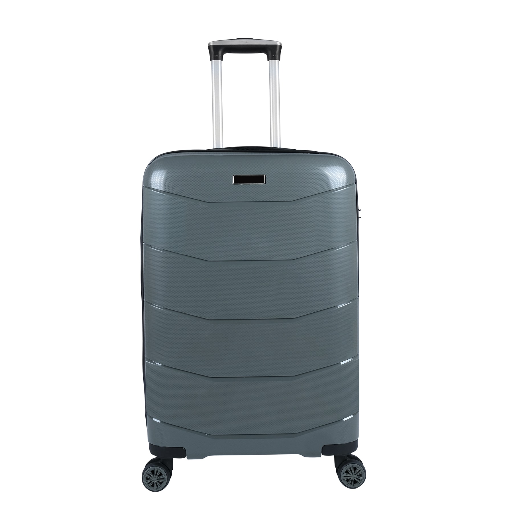 Bagacar Ultra Hafif Kırılmaz Silikon 3lü Set Valiz Gri+ETİKET HEDİYELİ!