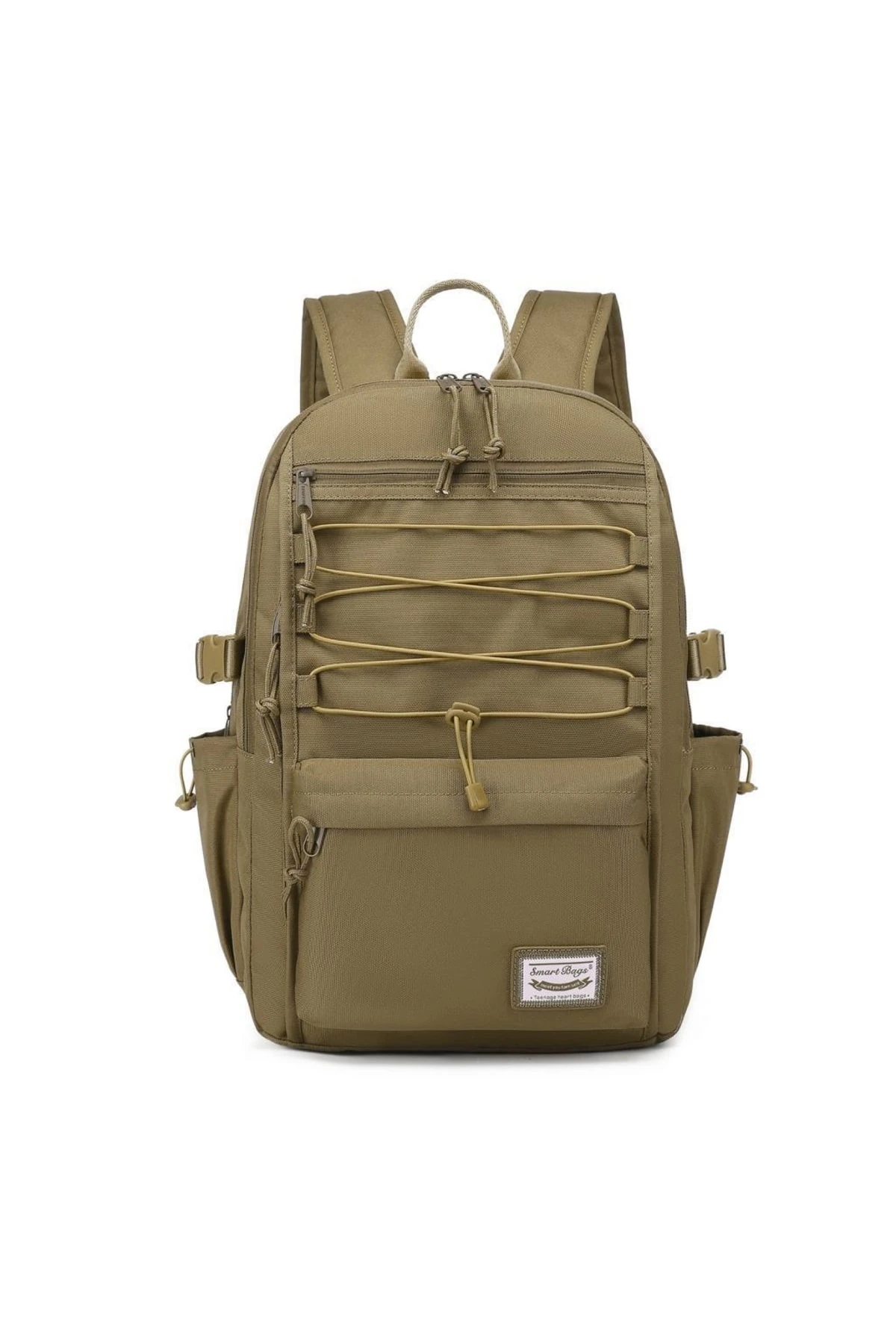 Bagacar Smart Bag 3156 Okul ve Günlük Laptop Bölmeli Sırt Çantası Camel