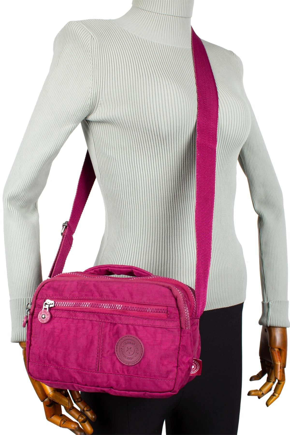 Bagacar Urban 3027 Klınkır El ve Omuz Çantası Pembe