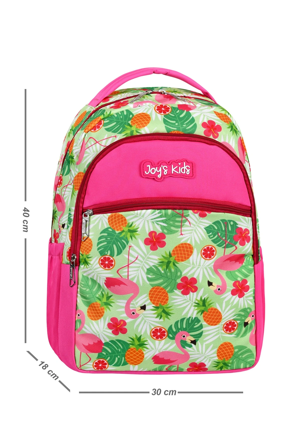 Bagacar Cakard Kız Flamingo Model Kalemlikli Beslenmeli Set Sırt Çantası