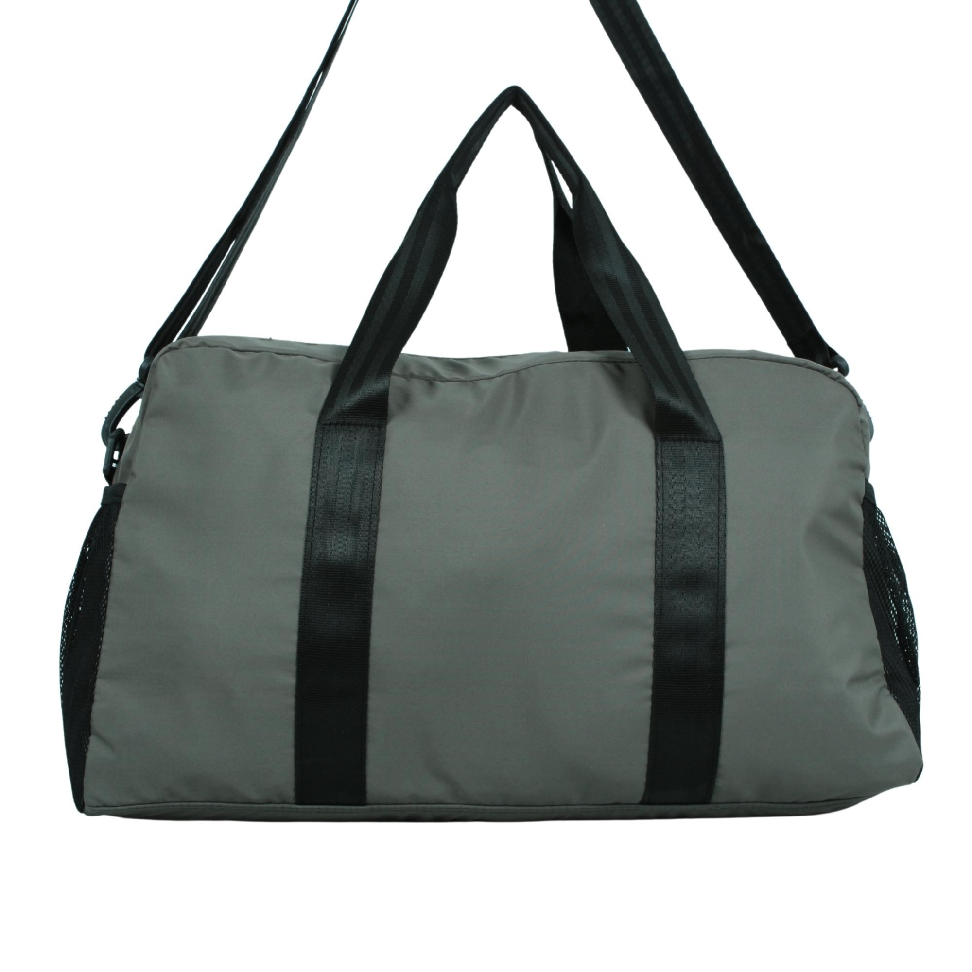 Bagacar 30x50x16 Cm Gri Paraşut Kumaş Plaj Spor ve Seyahat Çantası