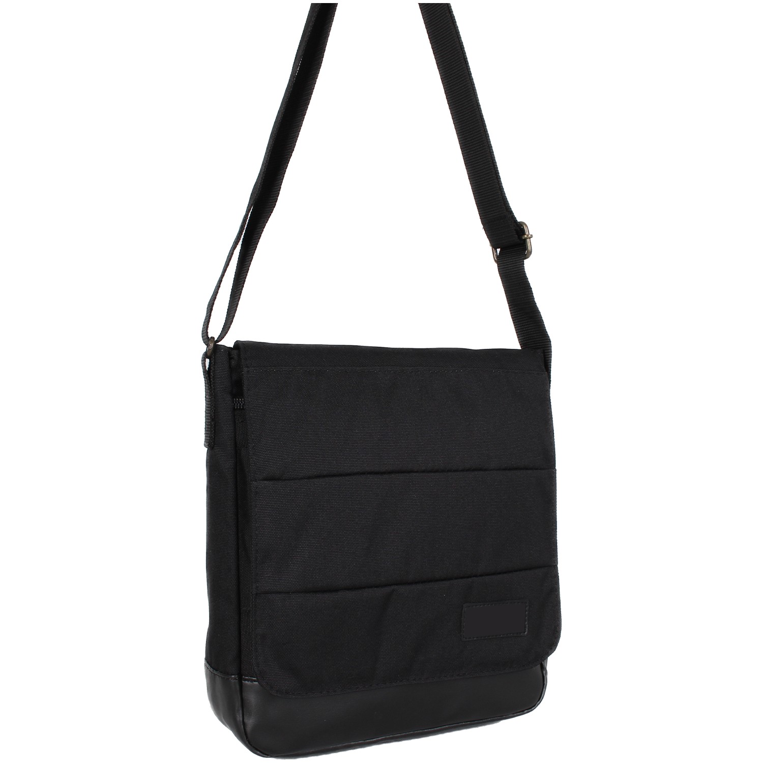 Bagacar Siyah Unisex 13" 14" Laptop Mac Air Postacı Çantası