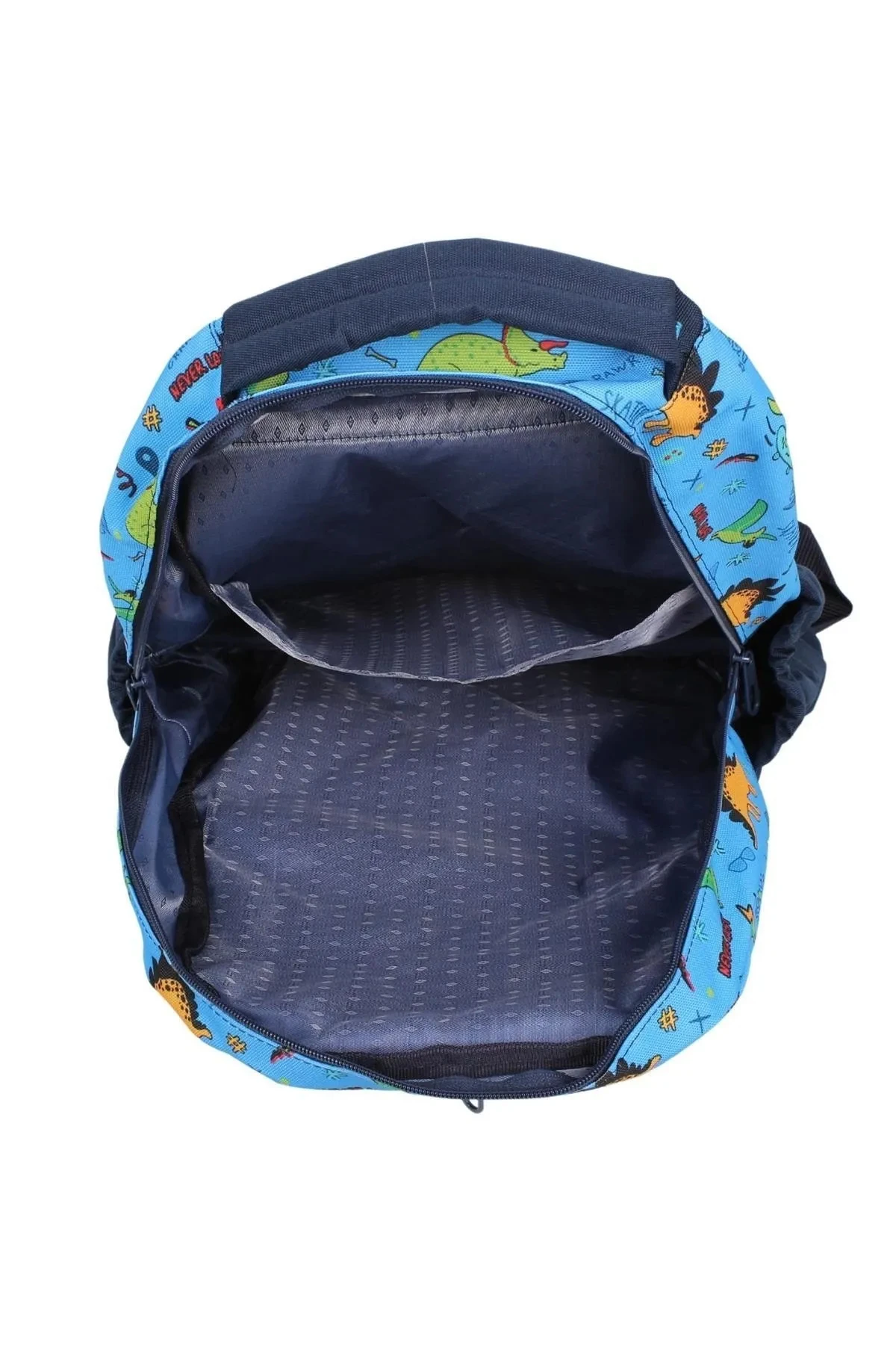 Kids Erkek Mavi Robot Model Kalemlikli Beslenmeli Set Sırt Çantası