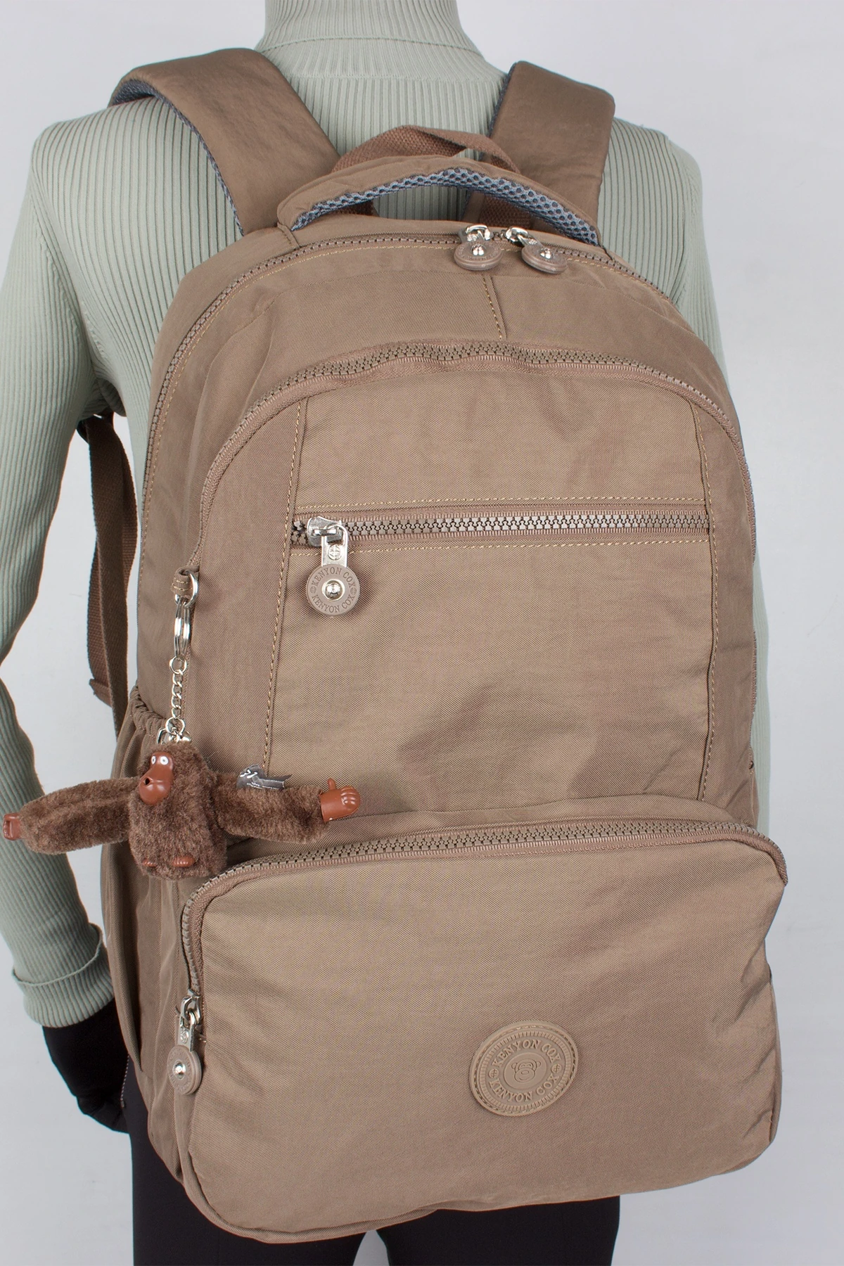 Kenyon 1763 Unisex Klinkır Kumaş Sırt Çantası Kahve