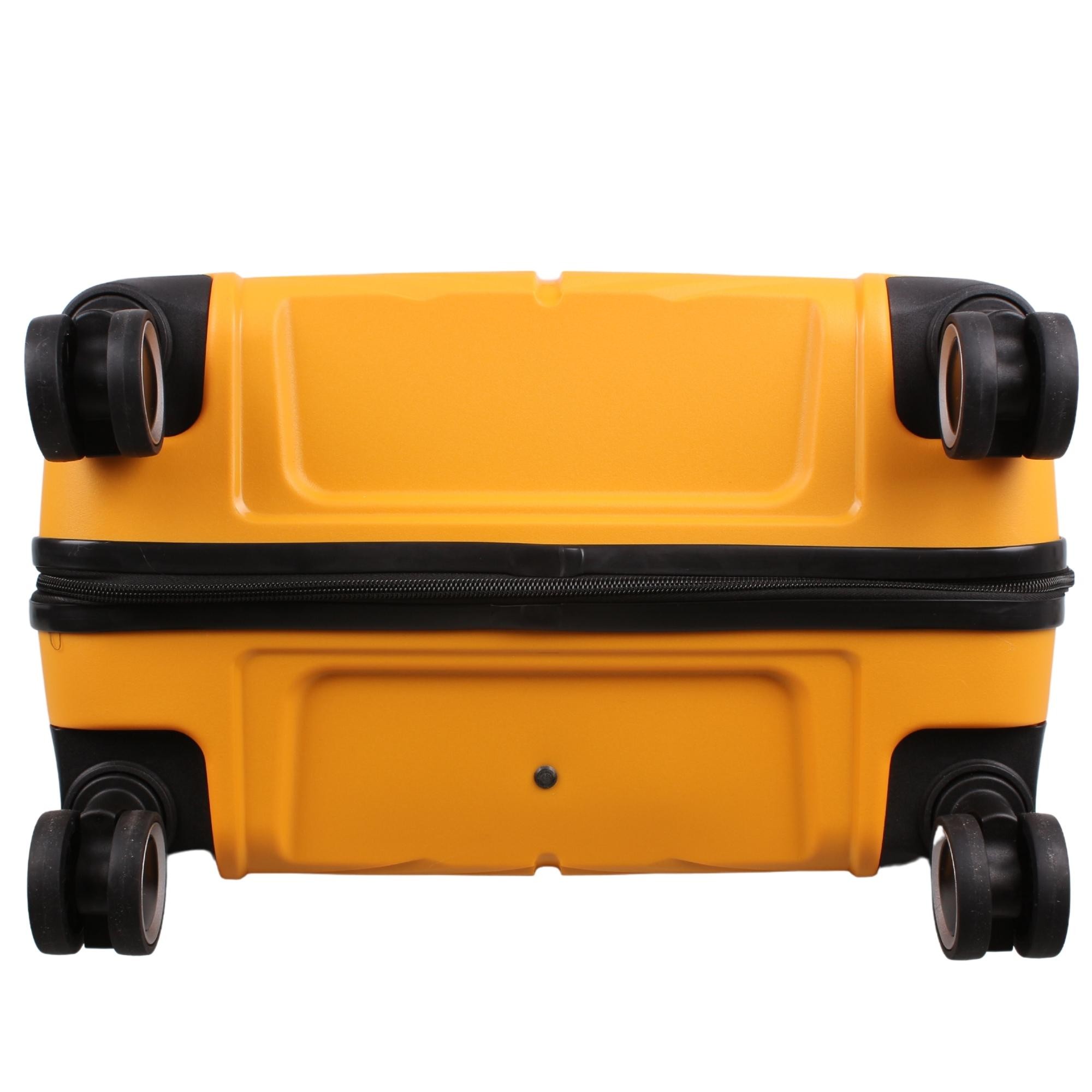 Bagacar Ultra Light Kırılmaz Silikon Orta Boy Valiz Sarı
