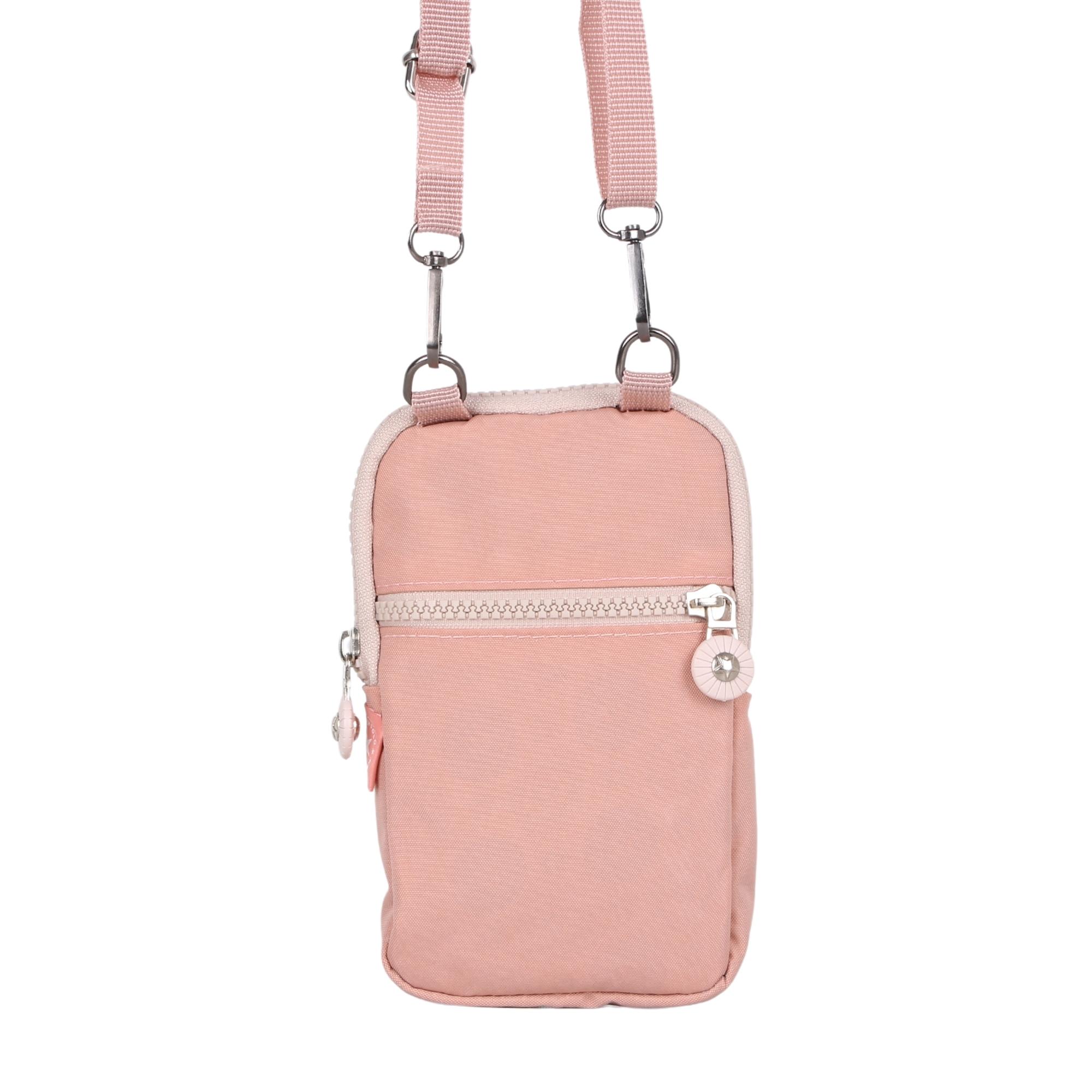 Bagacar Klinkır Kumaş Telefonluklu Çanta Pudra