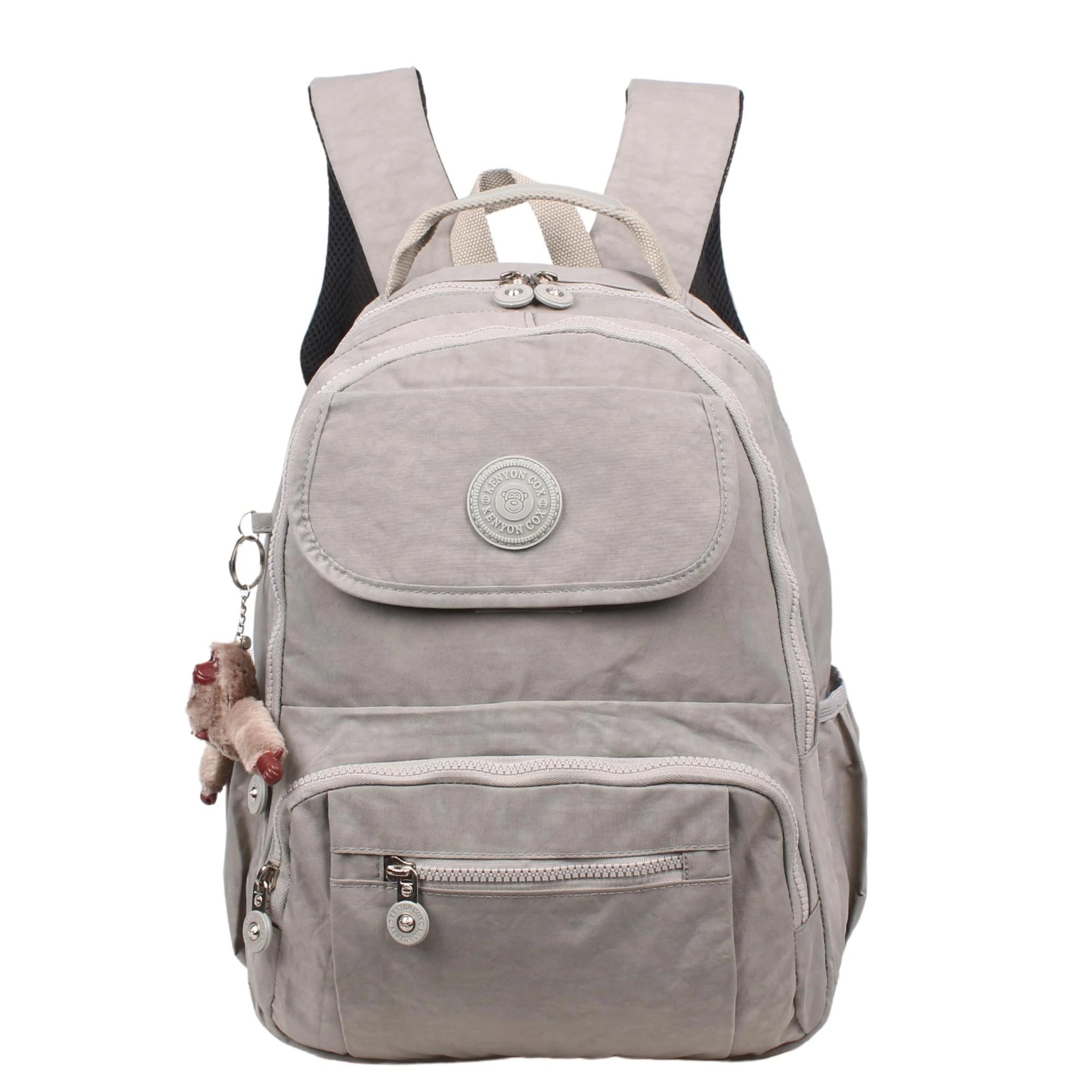 Bagacar Kenyon Cox 8866 Bej Unisex Klinkır Kumaş Sırt Çantası