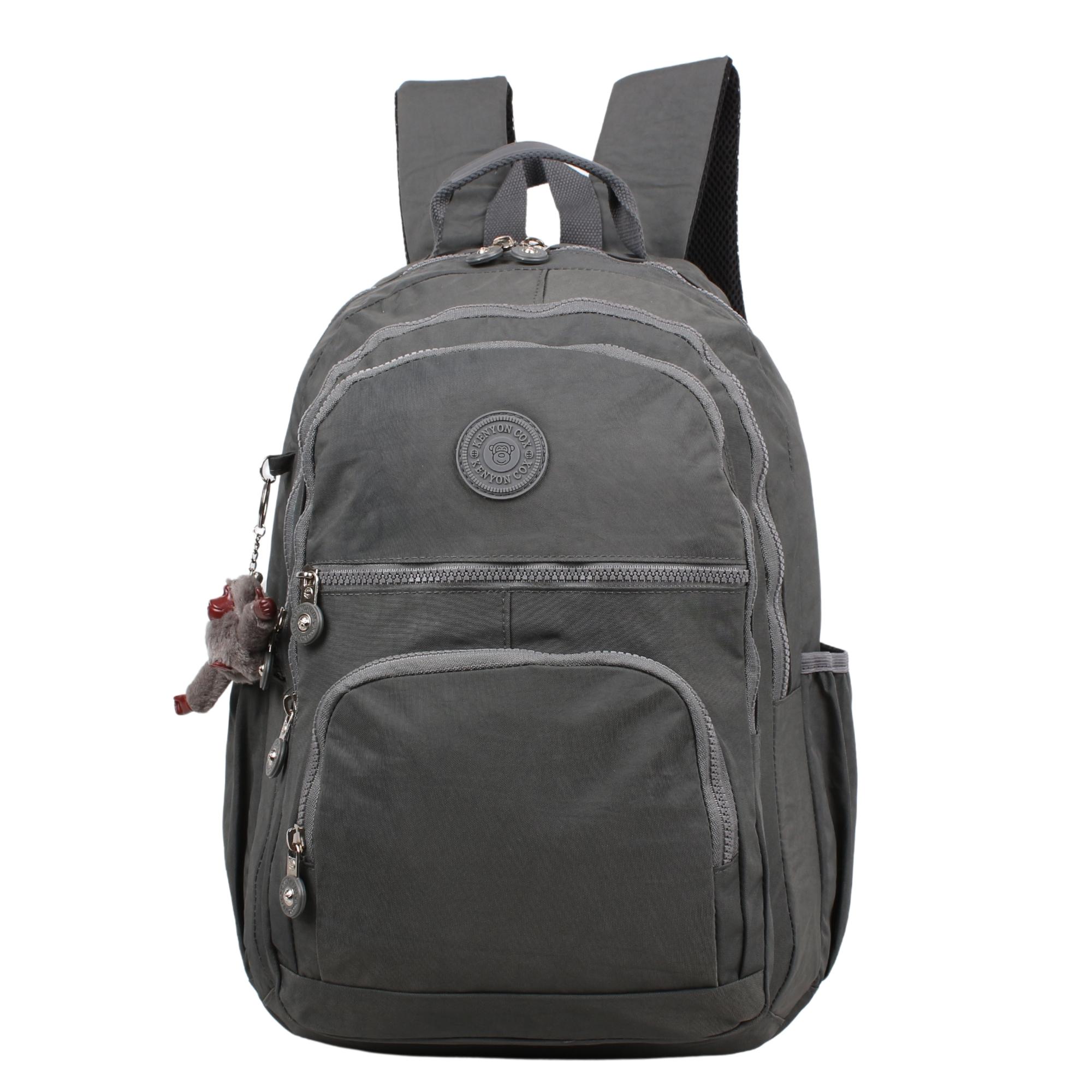 Kenyon Cox 8862 Gri Unisex Klinkır Kumaş Sırt Çantası