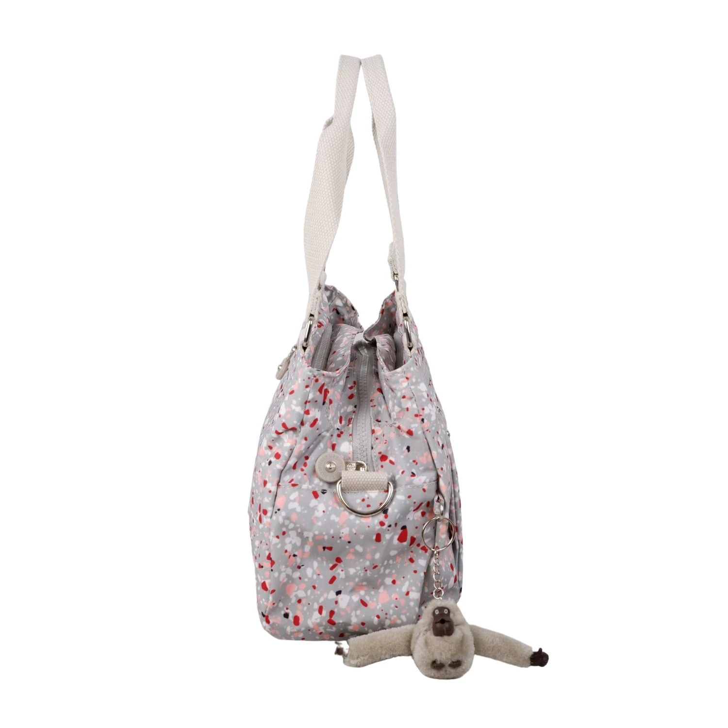 Kenyon C1112  Klinkır Kumaş Bayan Çapraz El Omuz Çantası Desenli