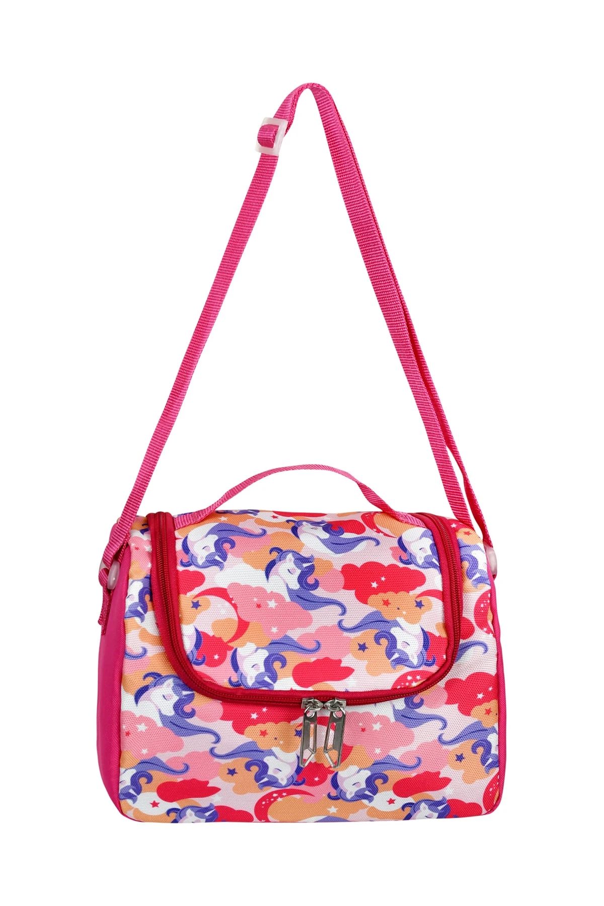 Bagacar Cakard Kız Unicorn Model Kalemlikli Beslenmeli Set Sırt Çantası