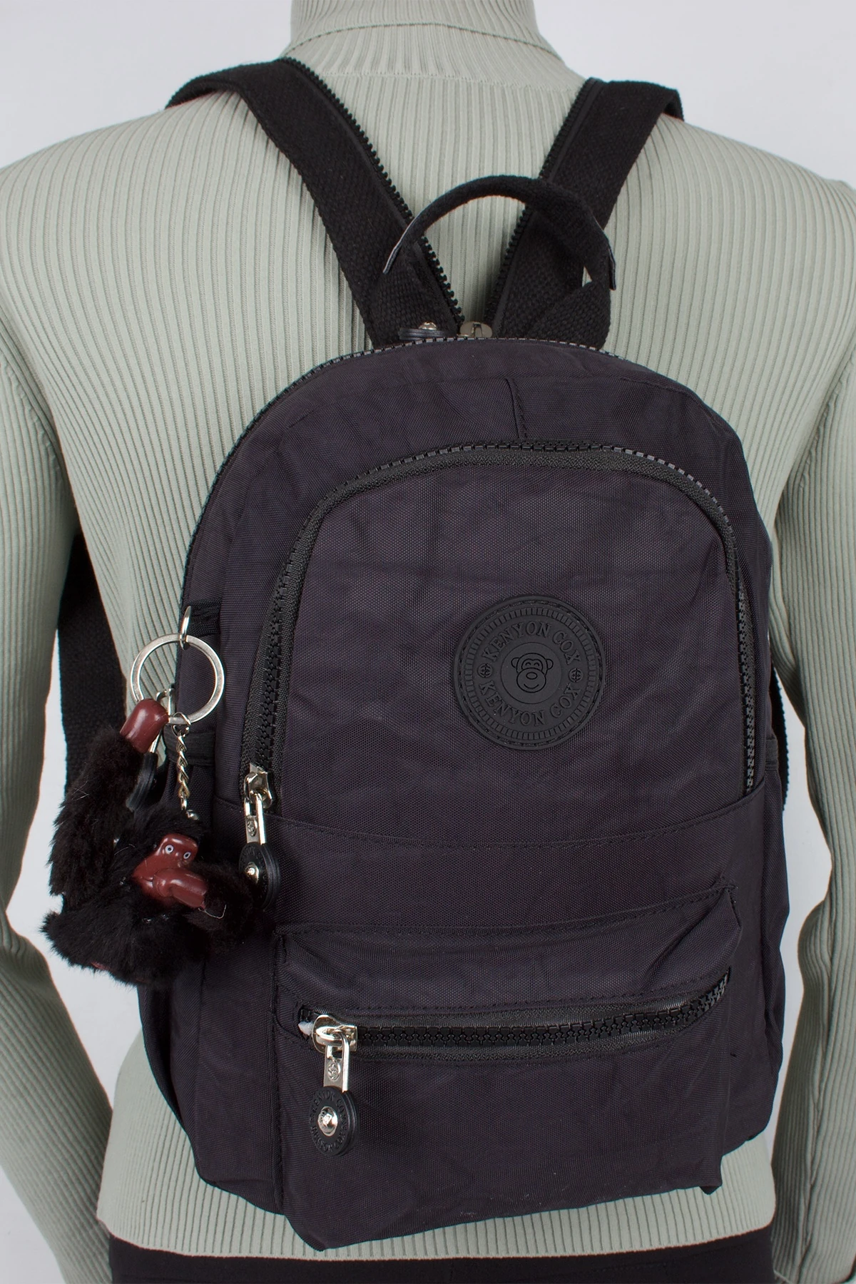 Kenyon 8820 Bayan Klinkır Kumaş Sırt Çantası Siyah