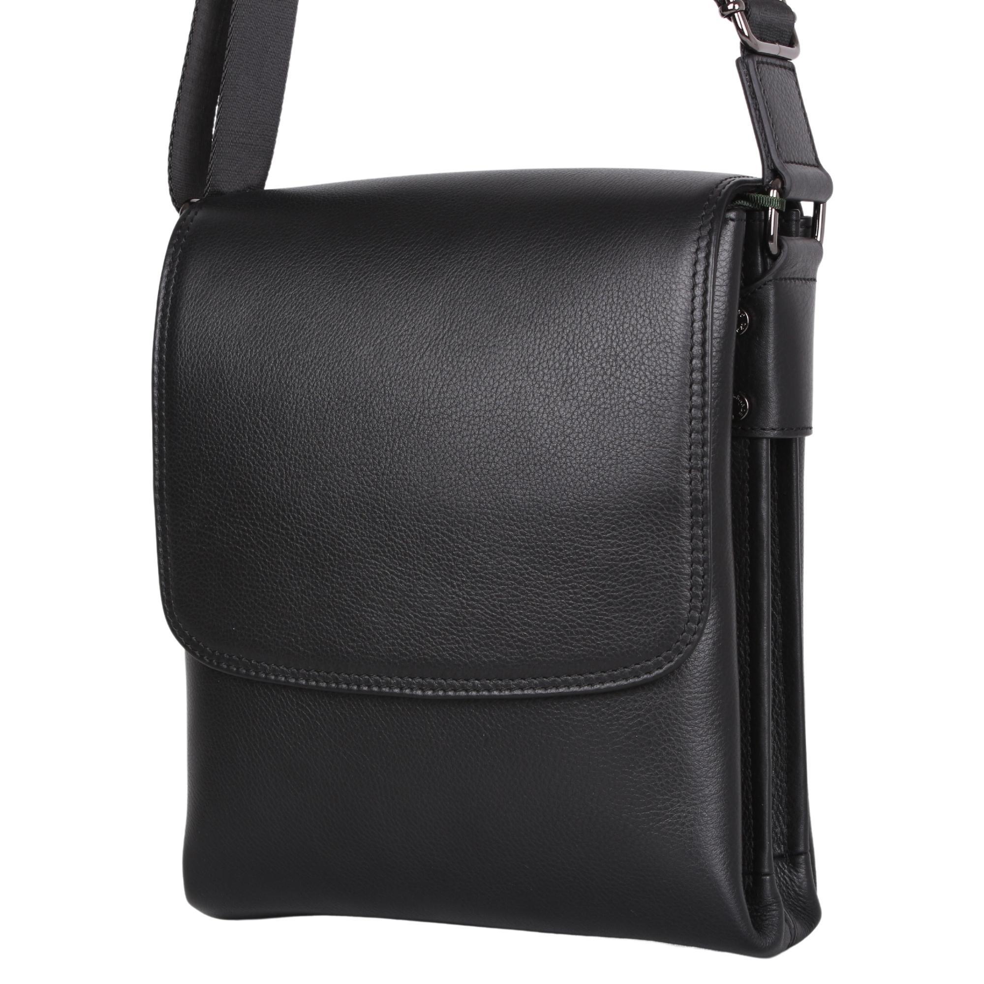 Legend Leather 4261 Siyah Hakiki Deri Erkek Postacı Çanta