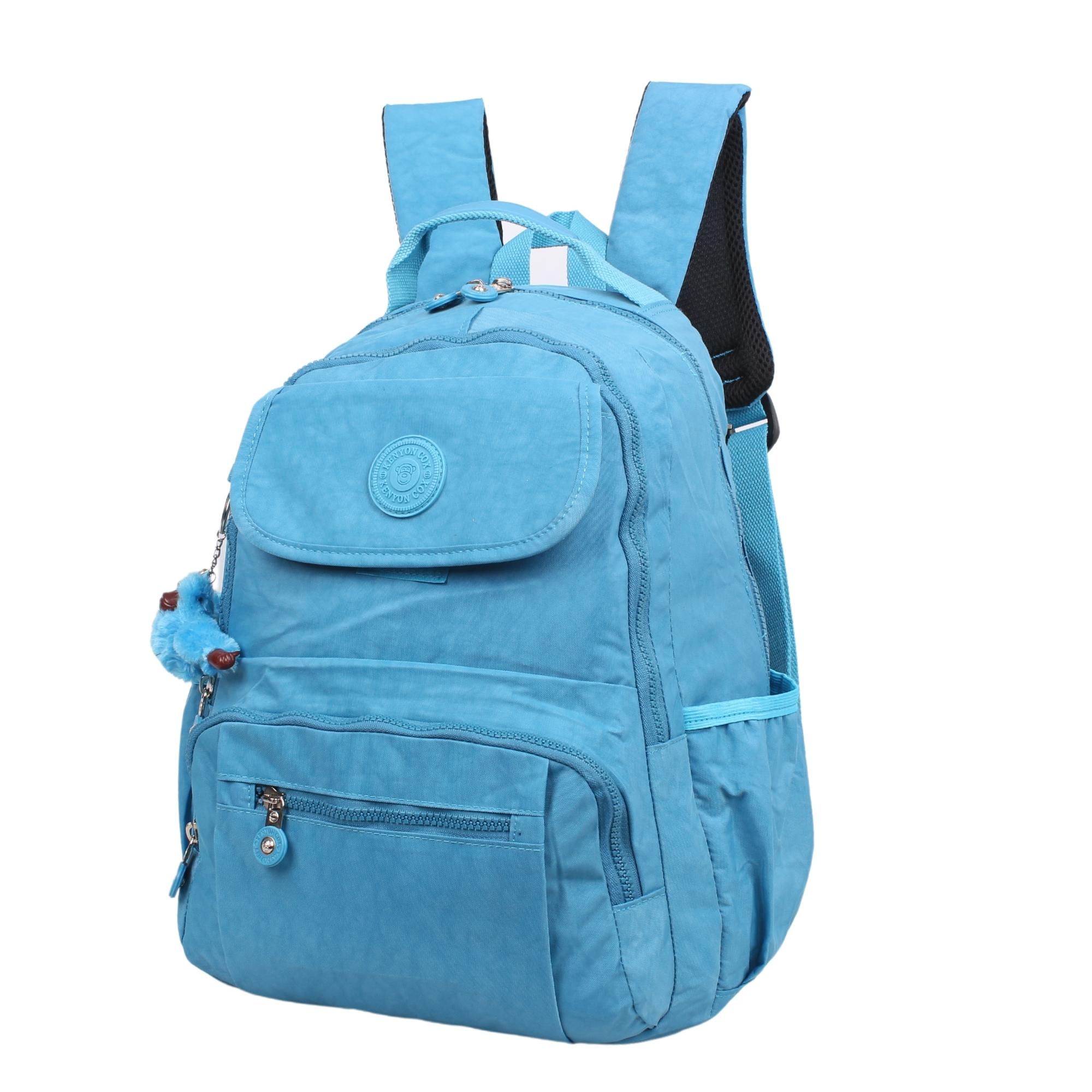 Bagacar Kenyon Cox 8866 Turkuaz Unisex Klinkır Kumaş Sırt Çantası