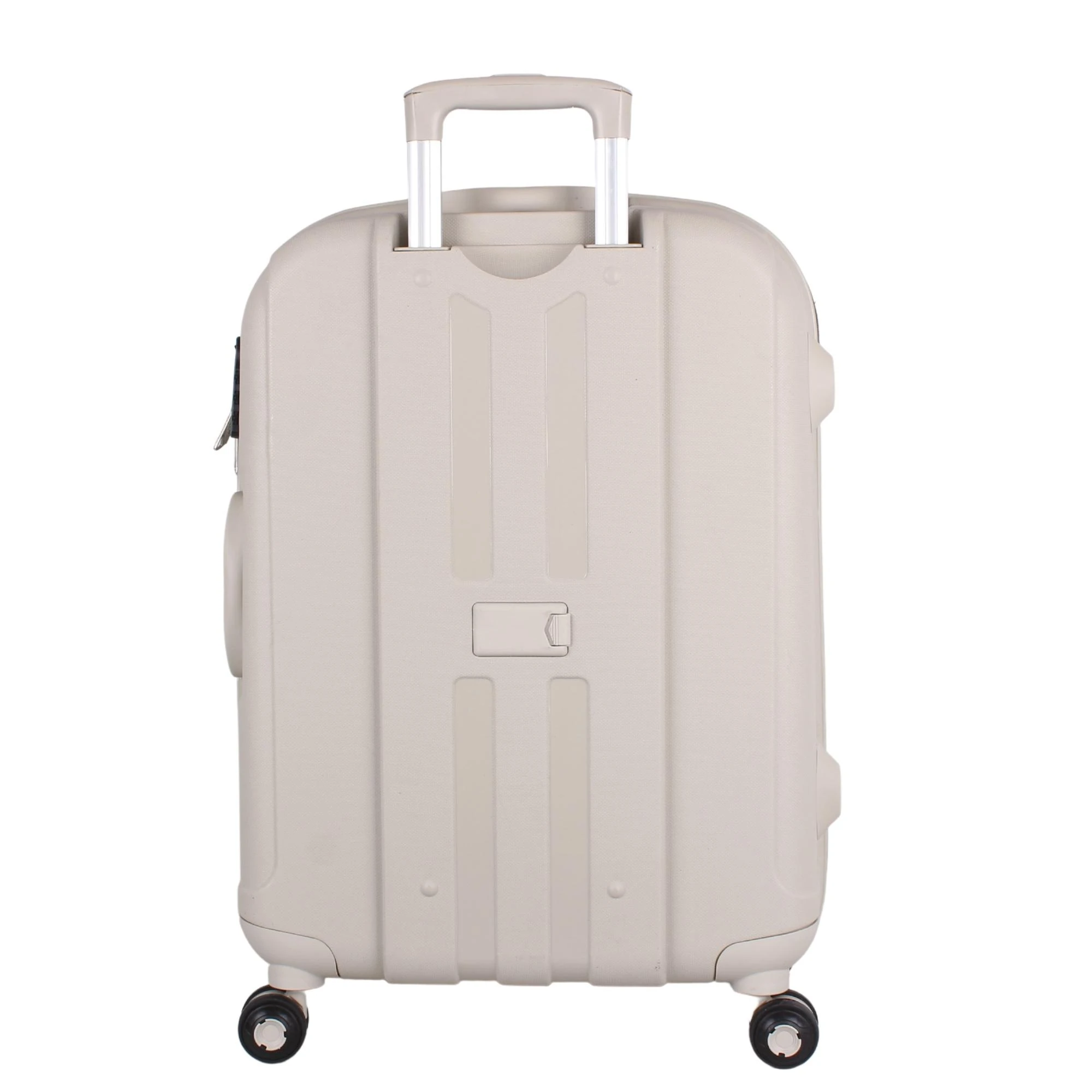 Bagacar IV Sert Silikon Kırılmaz Orta Boy Valiz Bej