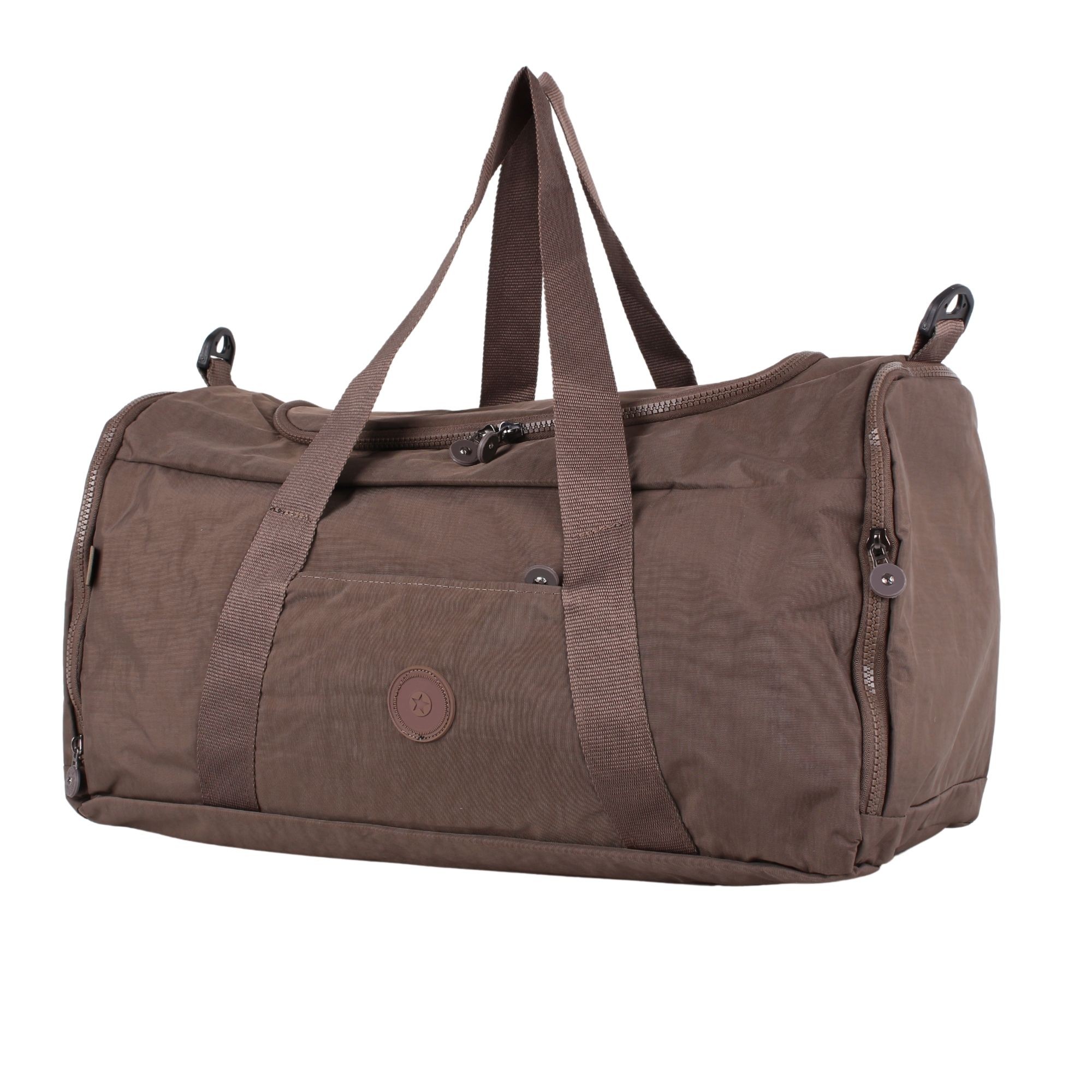 Bagacar UR6020 Kahve Klinkır Kumaş Plaj Spor ve Seyahat Çantası