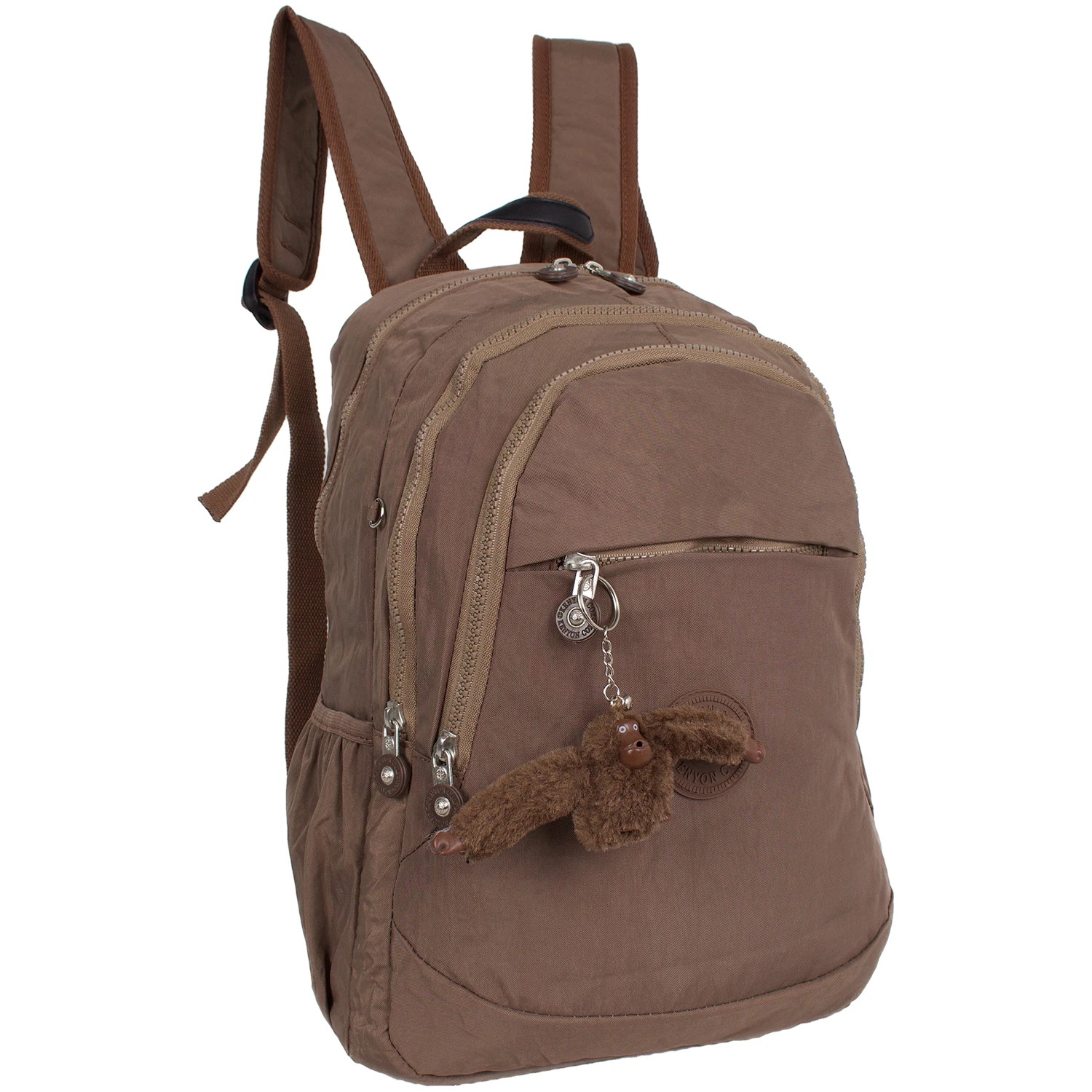 Kenyon Cox 8812 Klinkır Kumaş Hafif Sırt Çantası Kahve