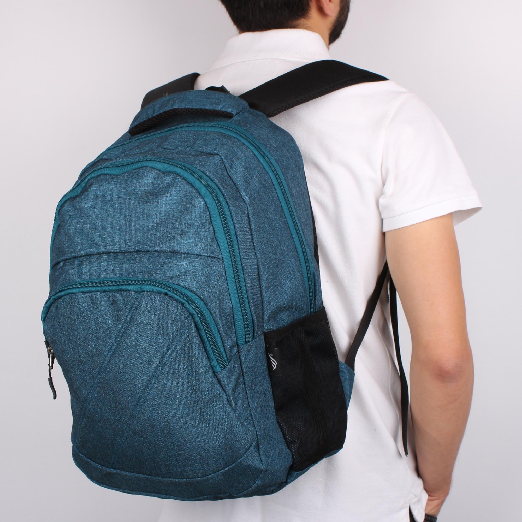 Bagacar IZ1130 Mavi Unisex Okul ve Günlük Sırt Çantası