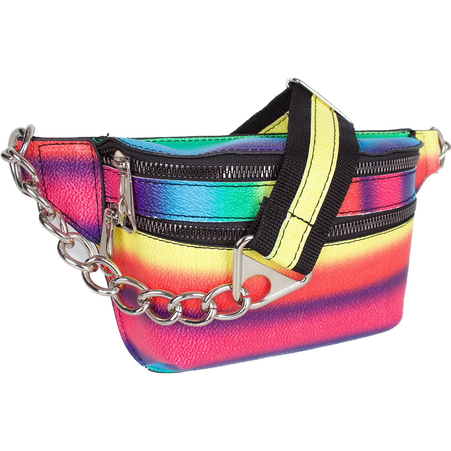 Bagacar Fashion Tulum Gögüs Bel Çantası Renkli 1