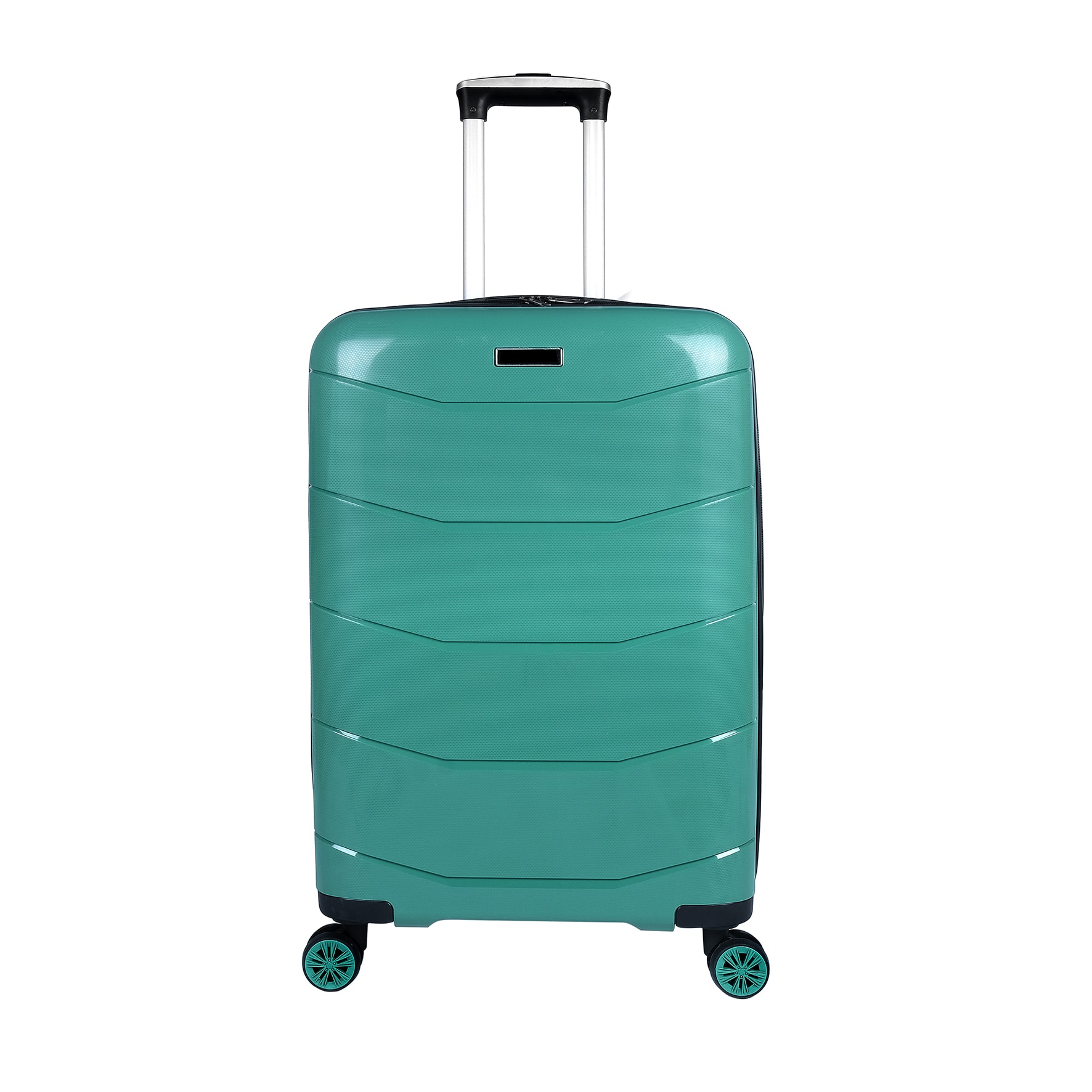 Bagacar Ultra Hafif Kırılmaz Silikon 3lü Set Valiz Yeşil+ETİKET HEDİYELİ!