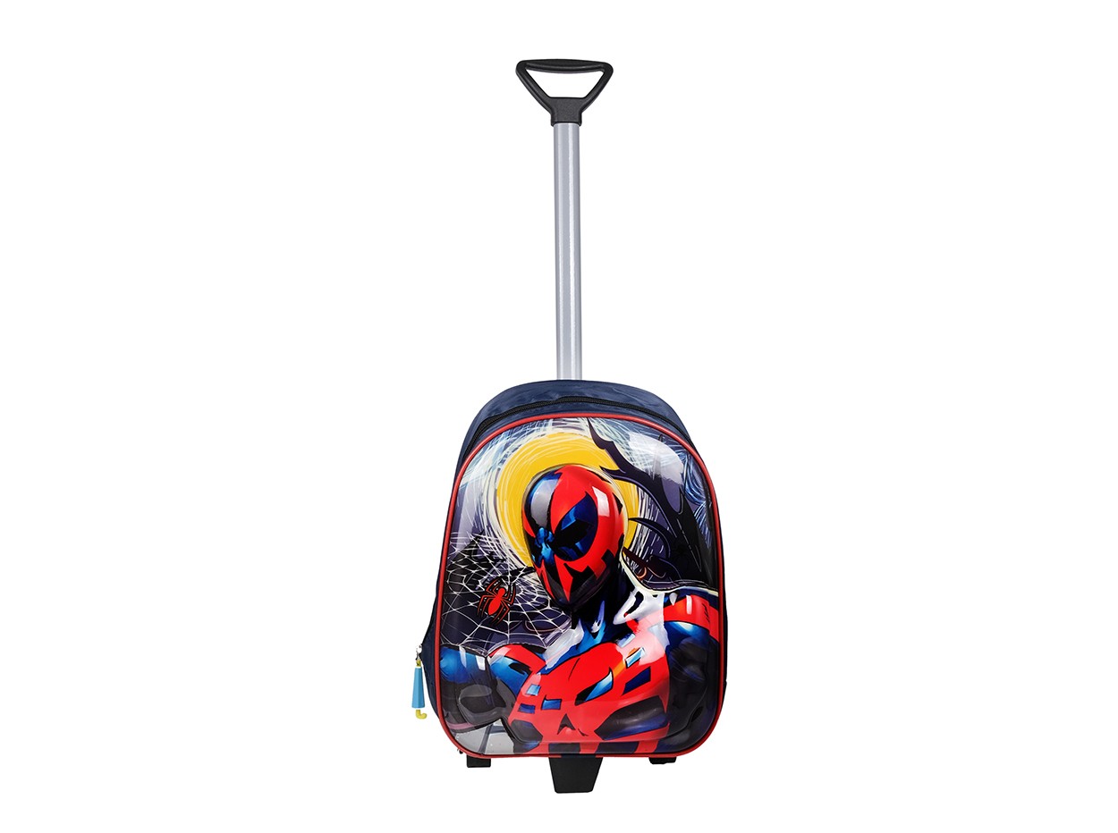 Bagacar Spiderman Renkli Anaokulu ve Kreş Tekerlekli Sırt Çantası