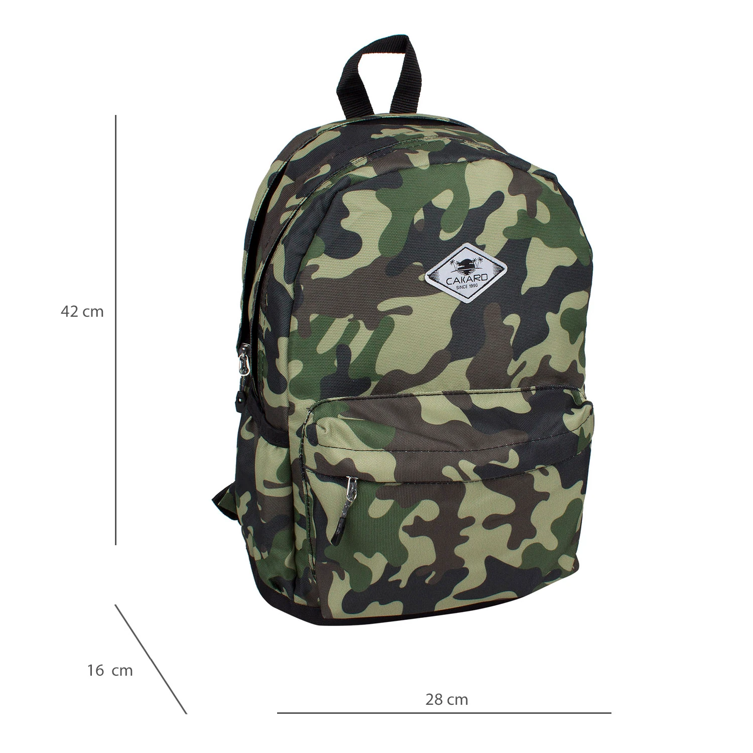 Bagacar Cakard 20105 Erkek Okul Sırt Çantası Haki Kamufulaj